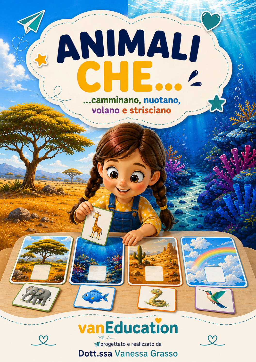 ANIMALI CHE... camminano, nuotano, volano e strisciano - percorso di potenziamento