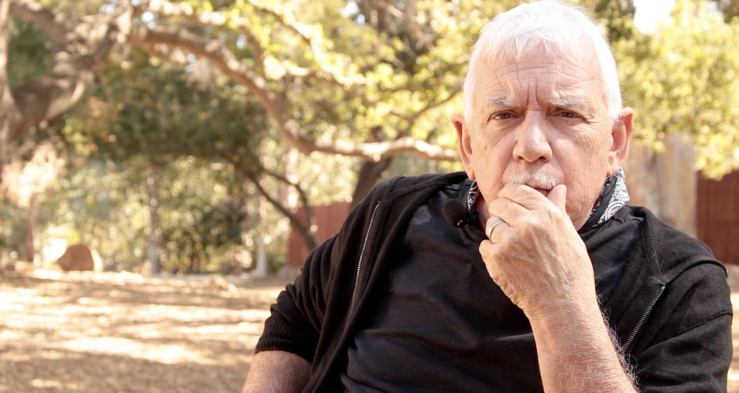 Eric Burdon at home in Ojai.