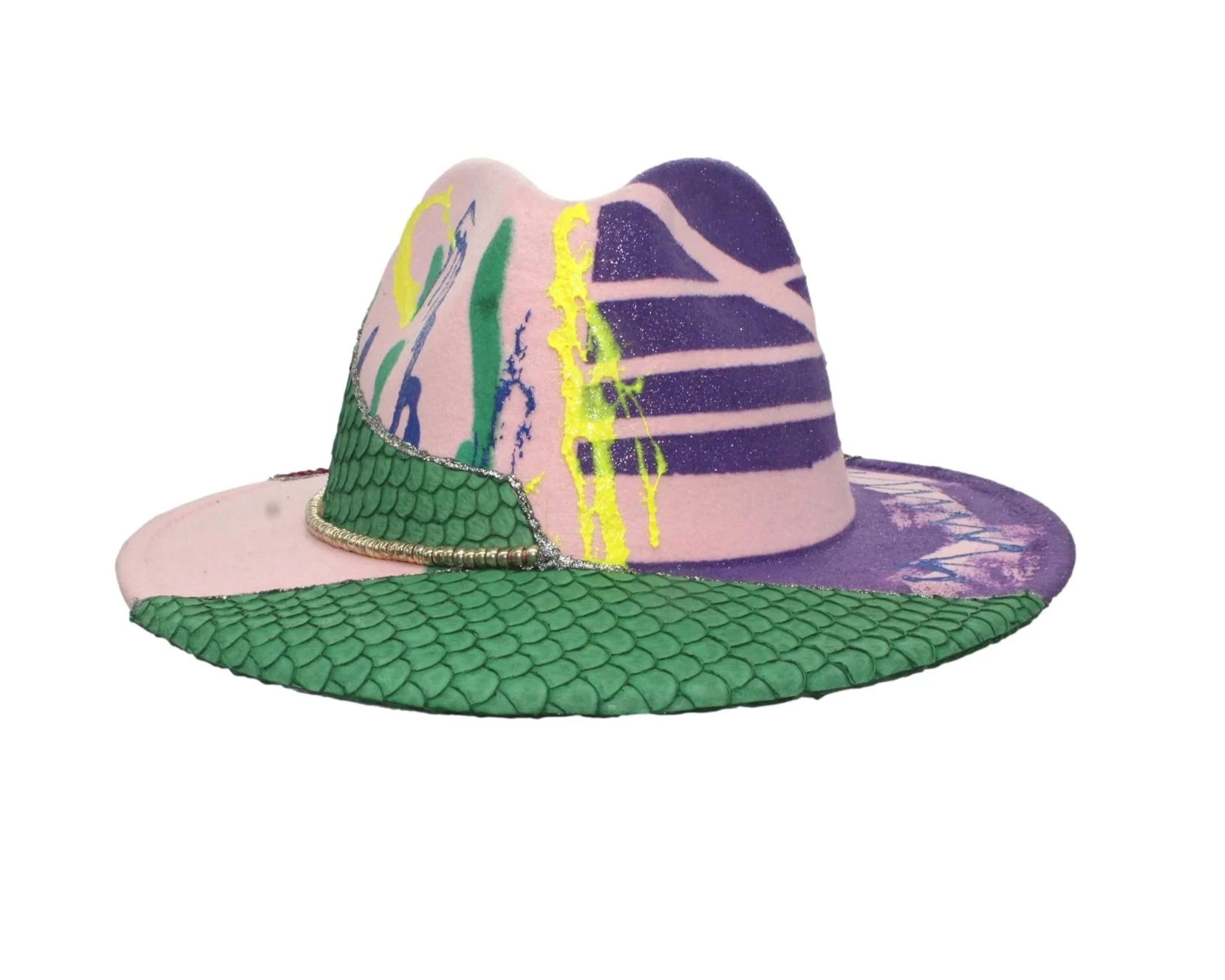 Reid The Label Hat Custom Designer Fedora Professionally Handmade Design New Natalia Reid The Label Fashion Fedora — REID THE LABEL main image 3