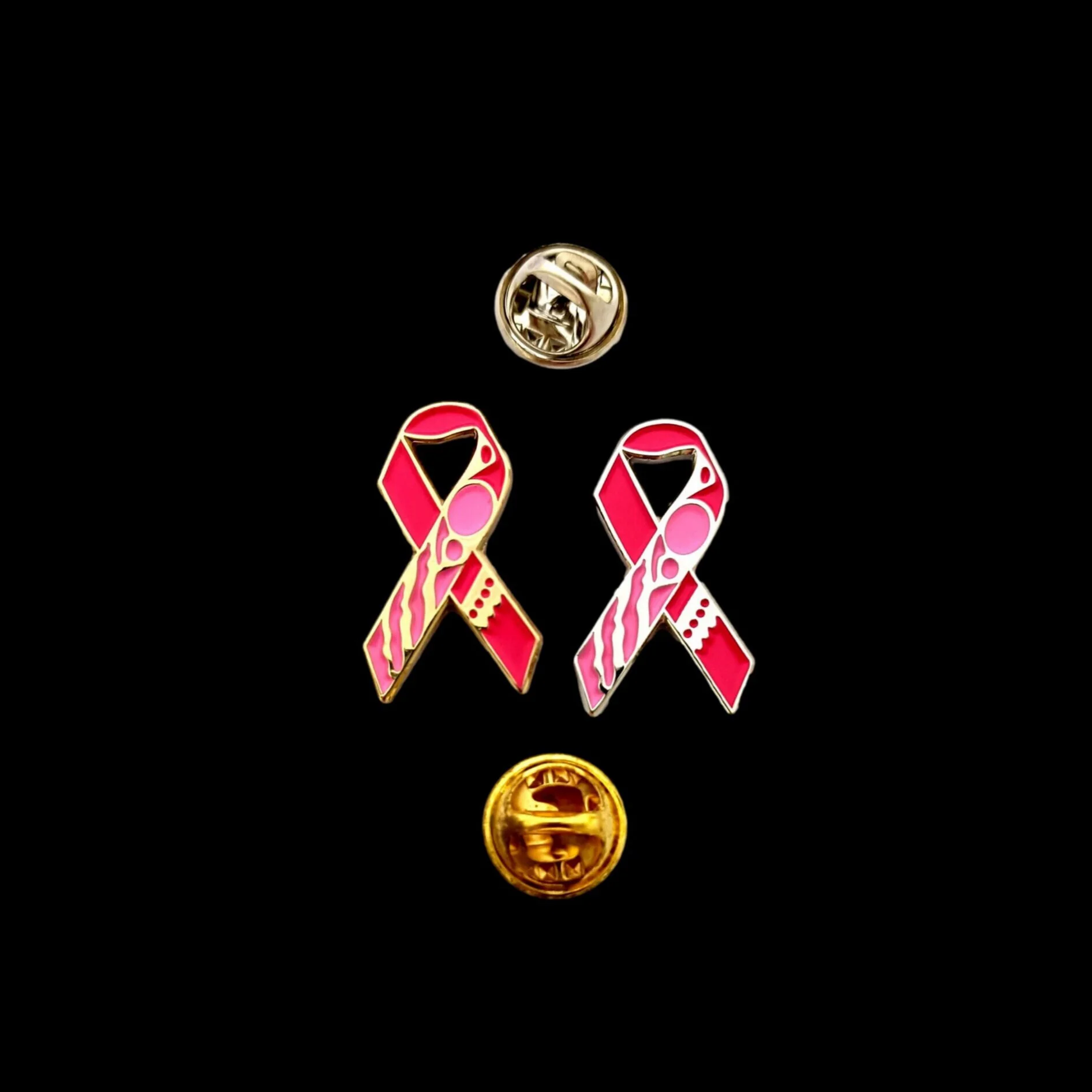 REID THE LABEL BREAST CANCER AWARENESS PIN