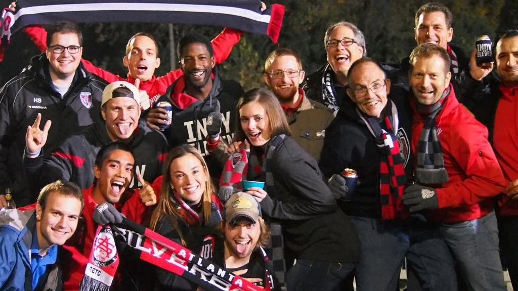 Indy Eleven staff at the 2013 NASL Soccer Bowl in Atlanta