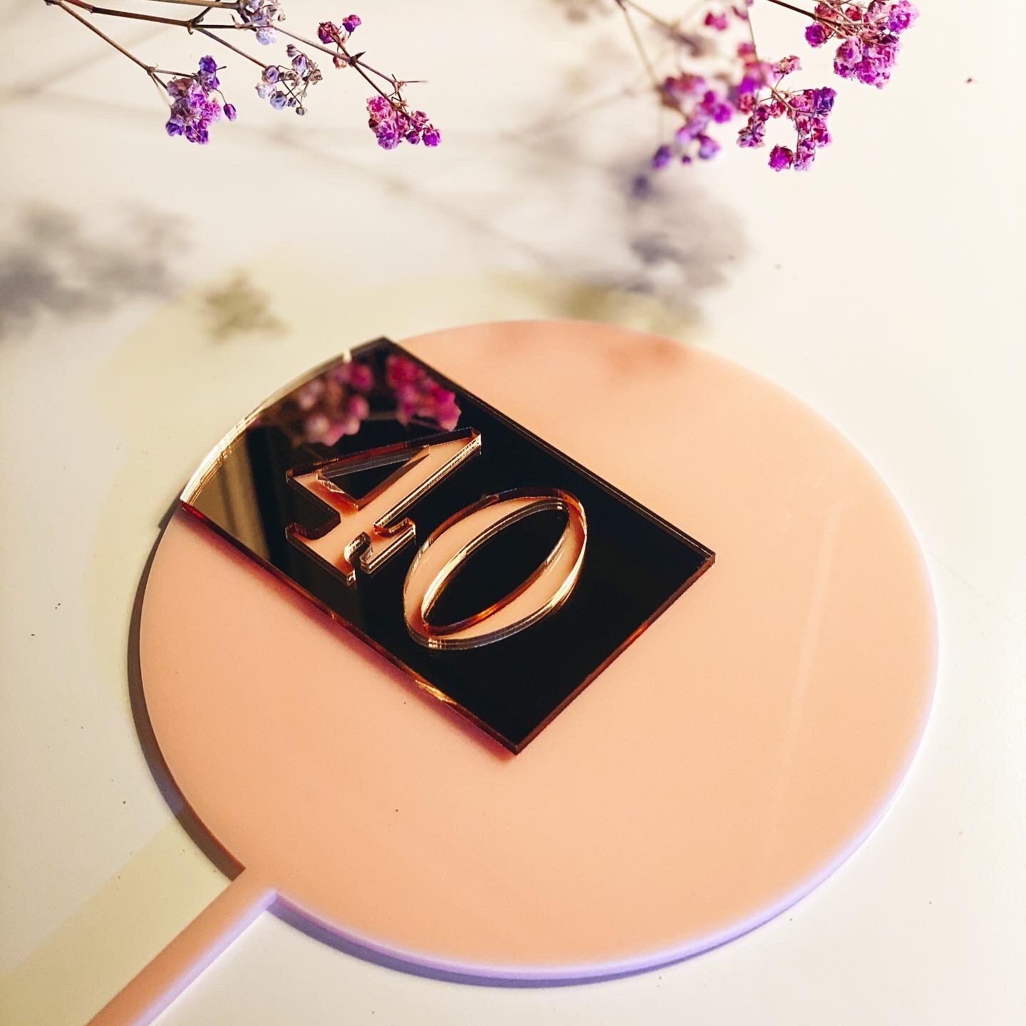 Circle Cake Topper