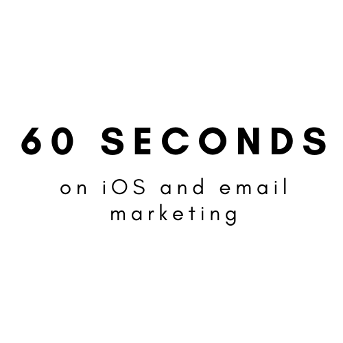 60 Seconds on iOS 15 and Email Marketing