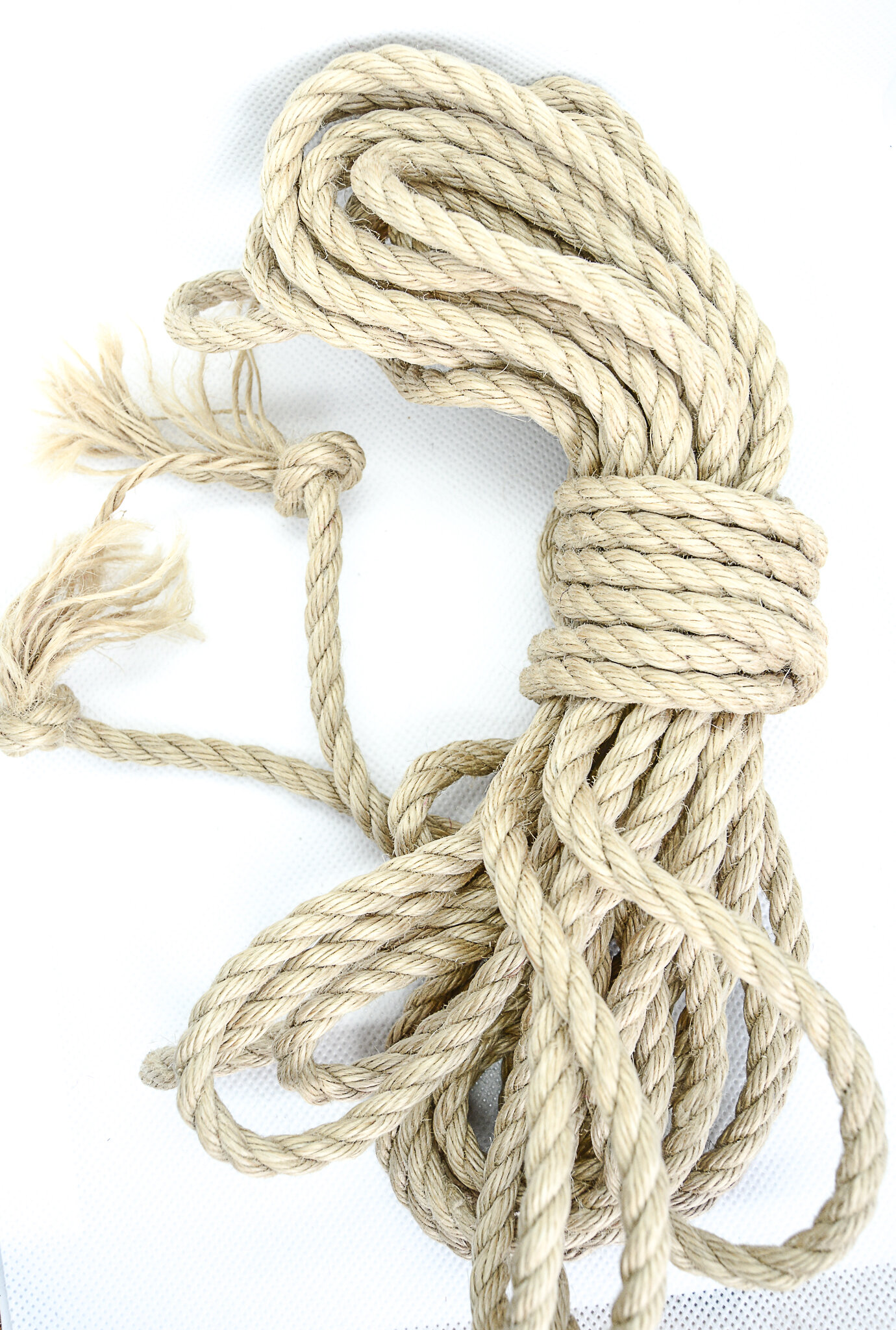Solide poulie et jute corde heavy duty industrial crochet bloquer bondage kinbaku 