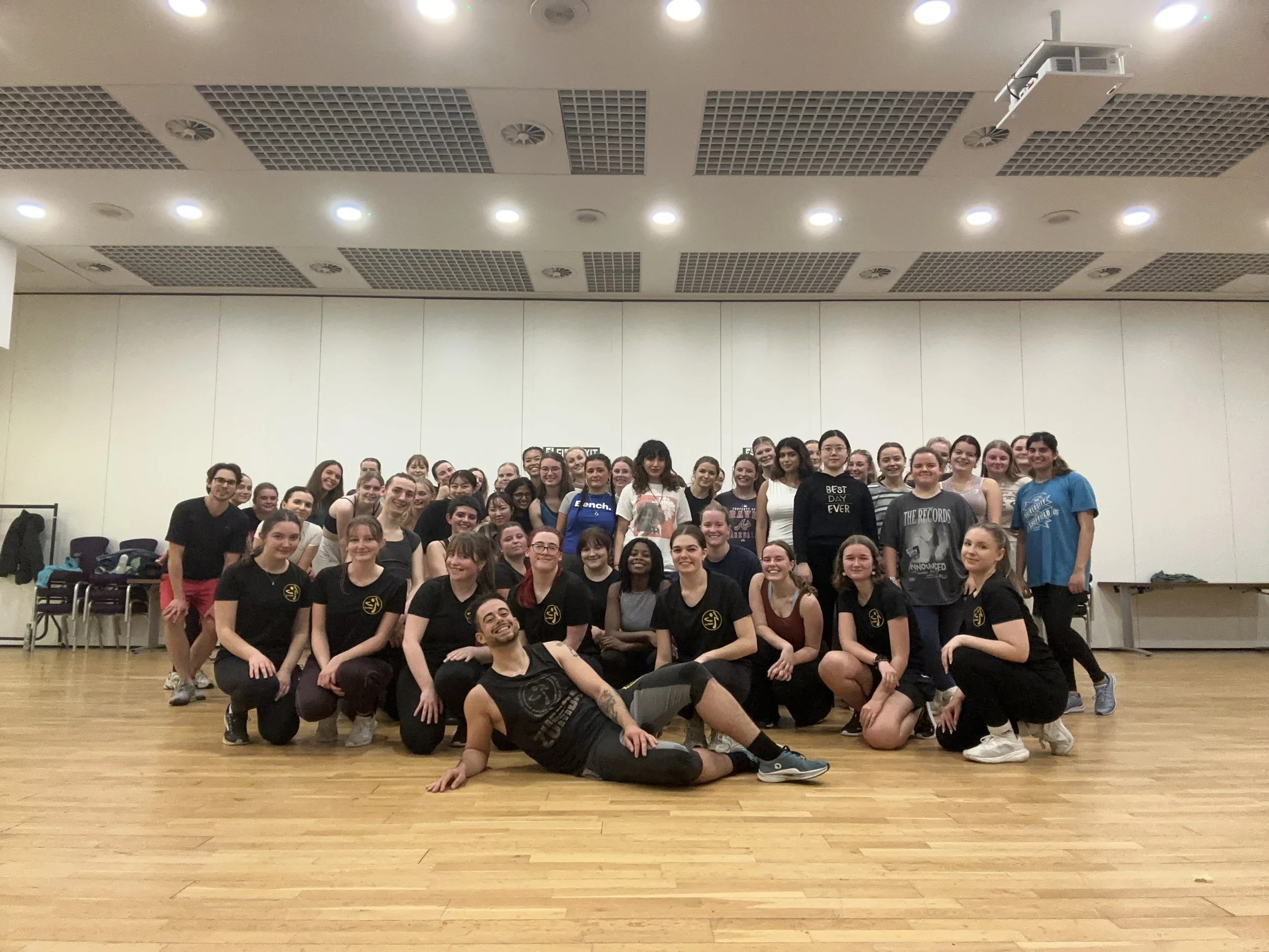 Weekly class with the University of Sheffield ZUMBA® Society!