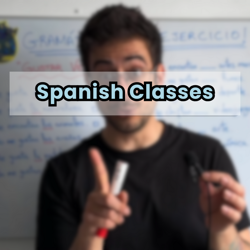 Álvaro teaching Spanish online in a video. GCSE, A-Level, and adult tuition in Sheffield