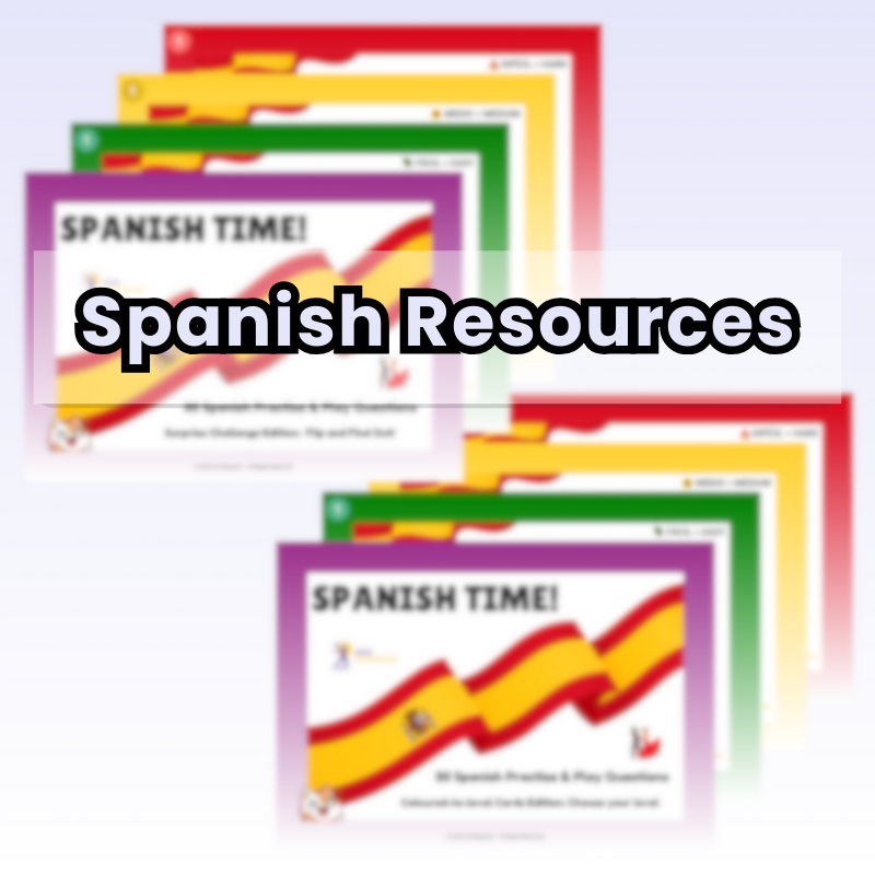 AVA Spanish printable resources and learning materials for Spanish students