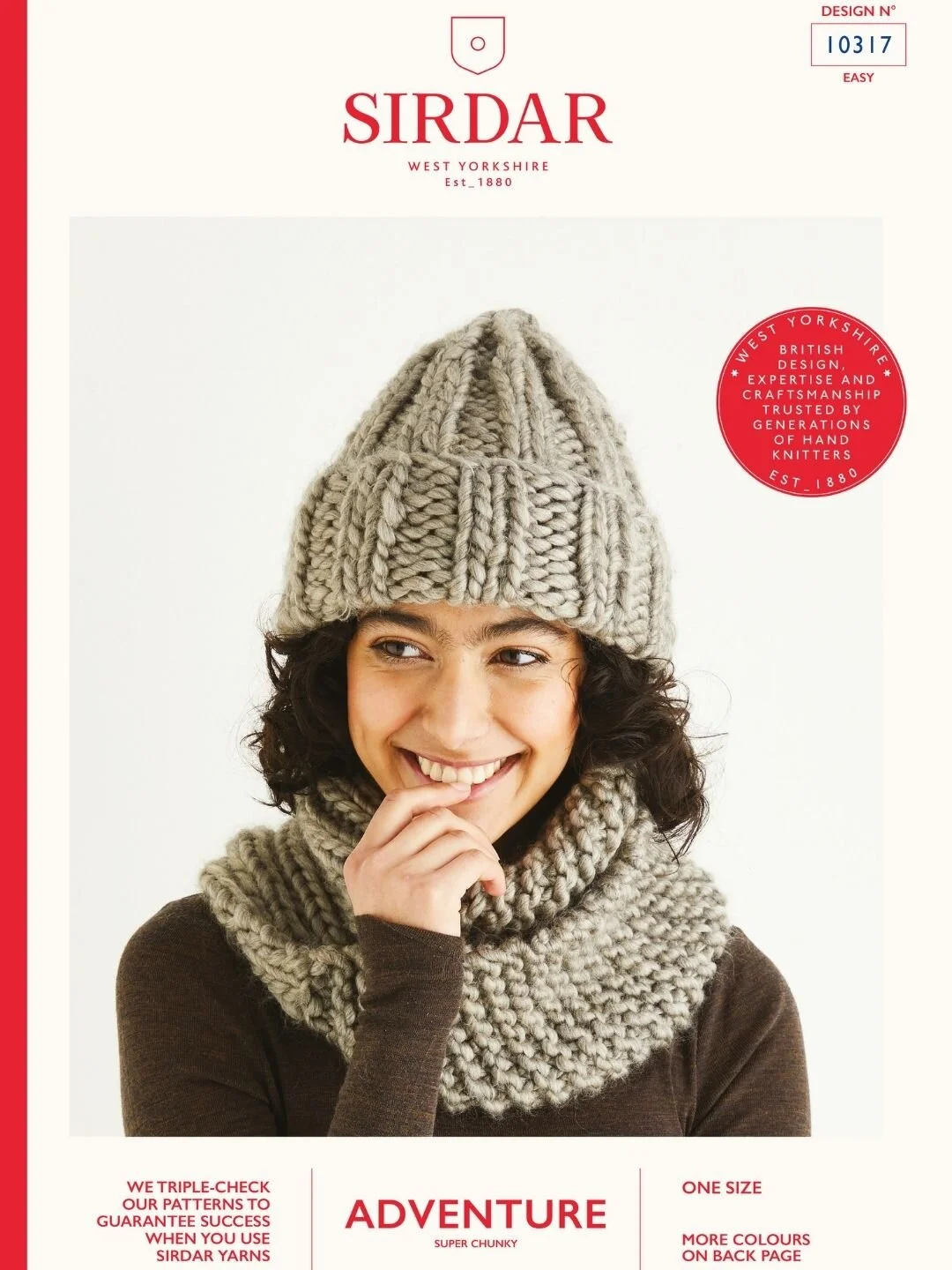 Sirdar 10317: Easy Knit Hat and Scarf