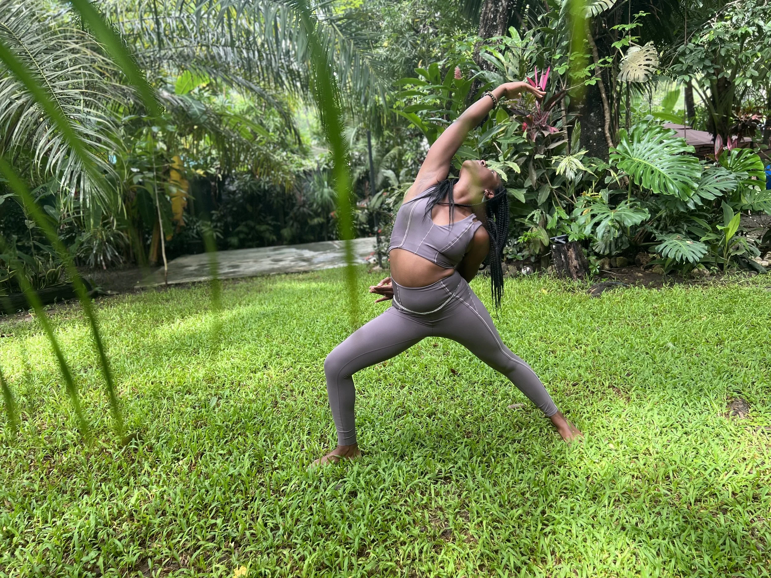 Reverse Warrior pose