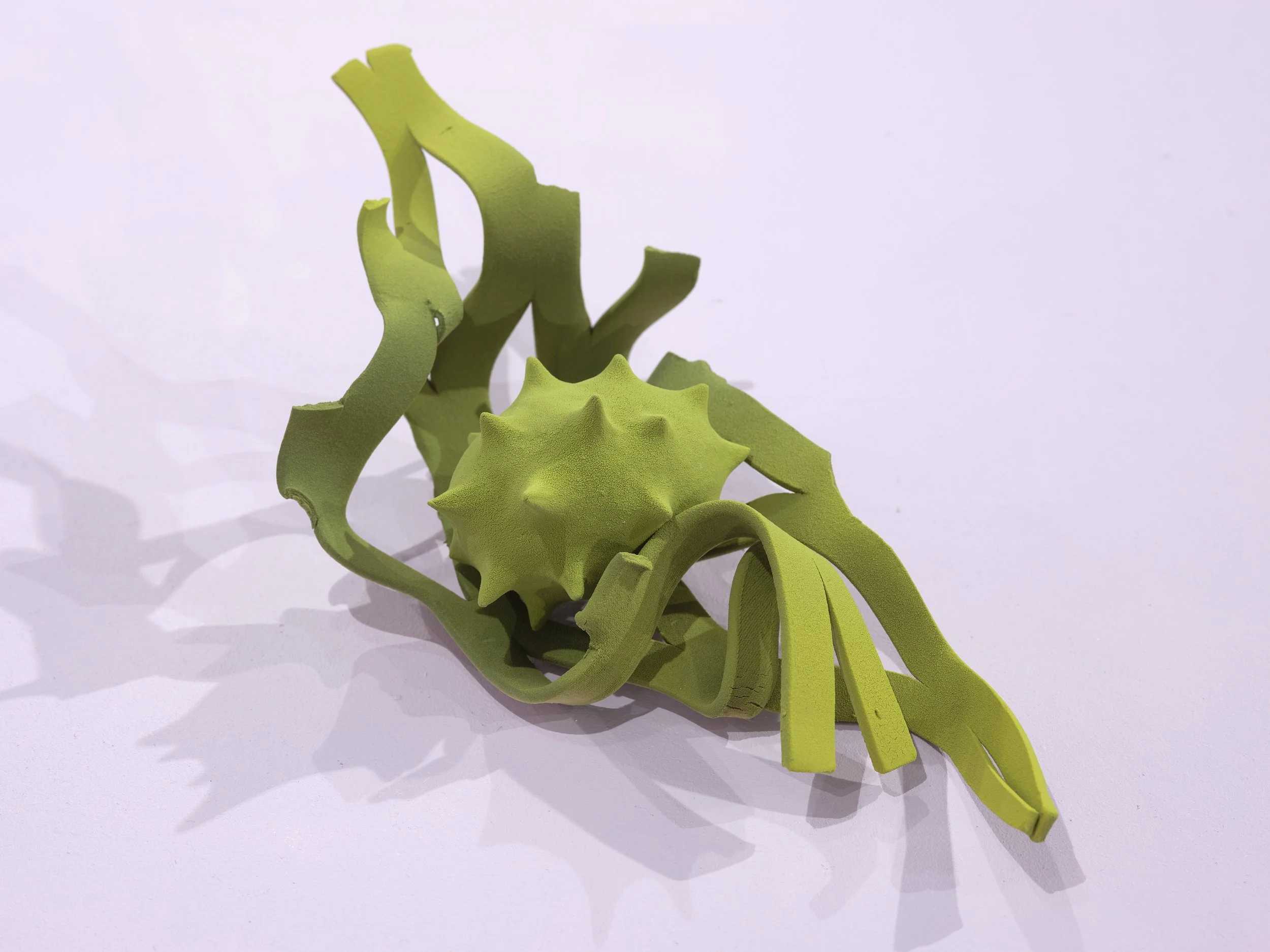 stroking weeds, 21 x 18 x 18cm, 2025