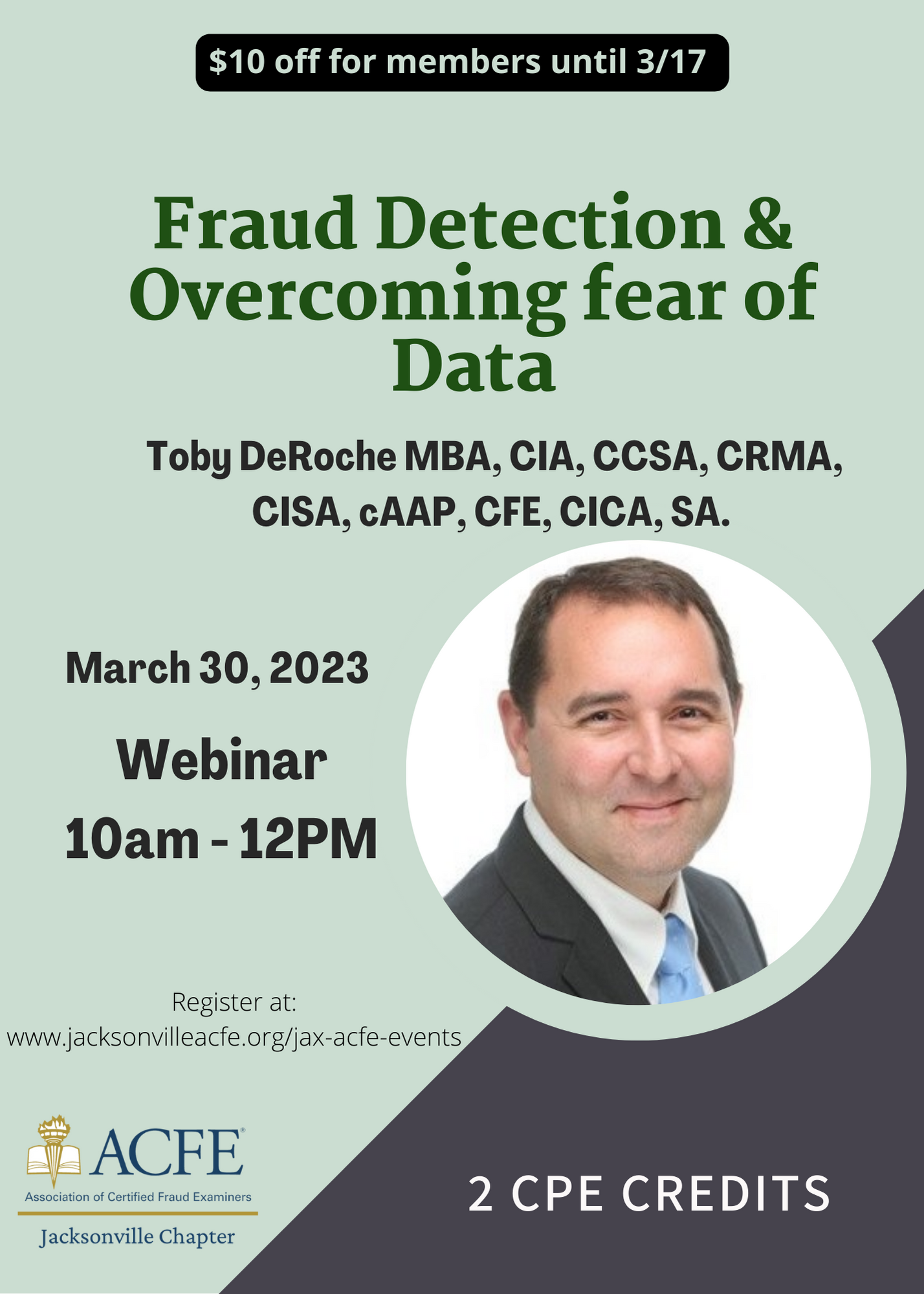 Toby DeRoche Virtual Webinar