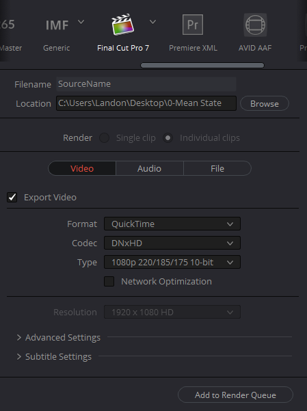 adobe after effects davinci resolve