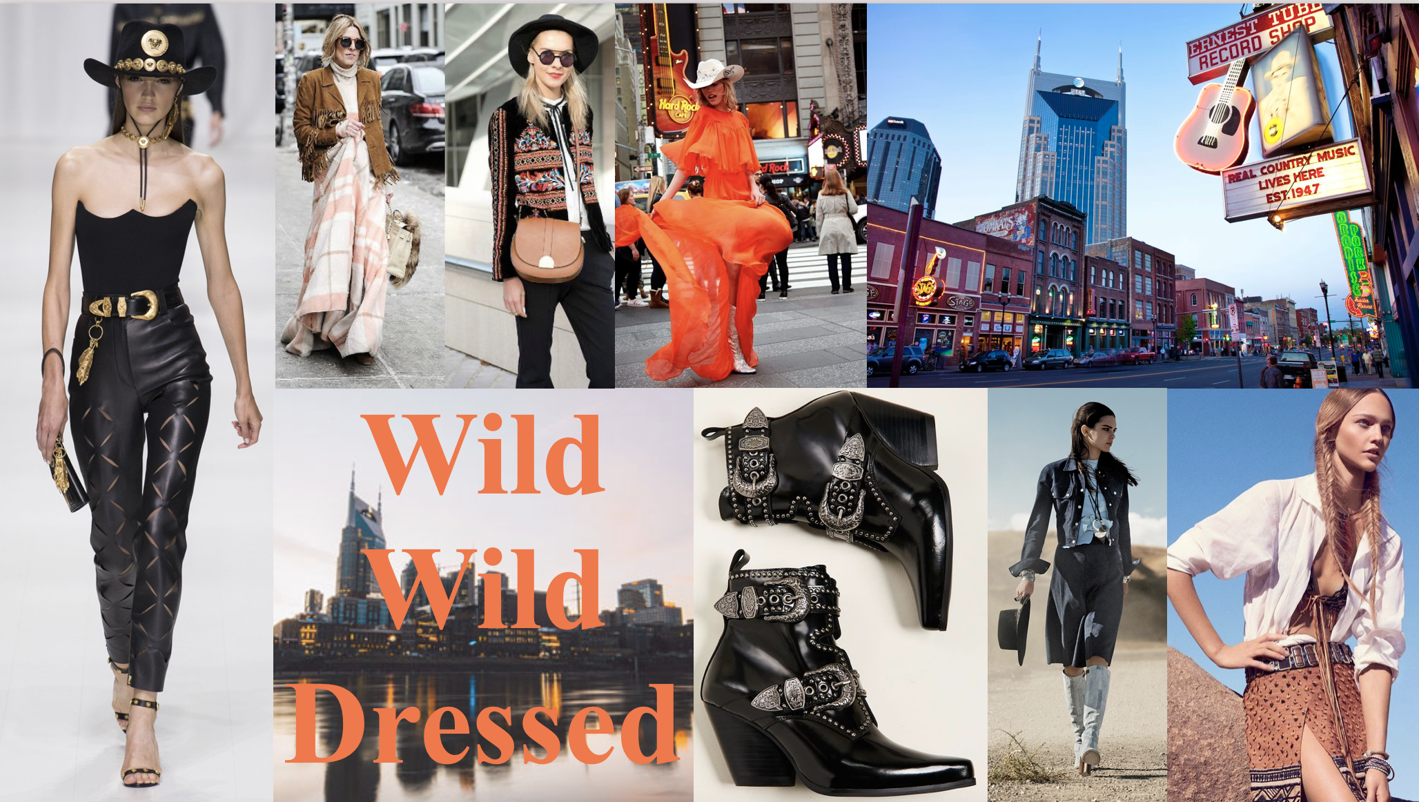 Theme and Mood&nbsp;	The theme I have chosen is a “citified” western look. The inspiration came from Nashville, Tennessee, one of the music capitals of the country. Today notes it as one of the top 5 cities to visit in 2018. I believe this will affe…
