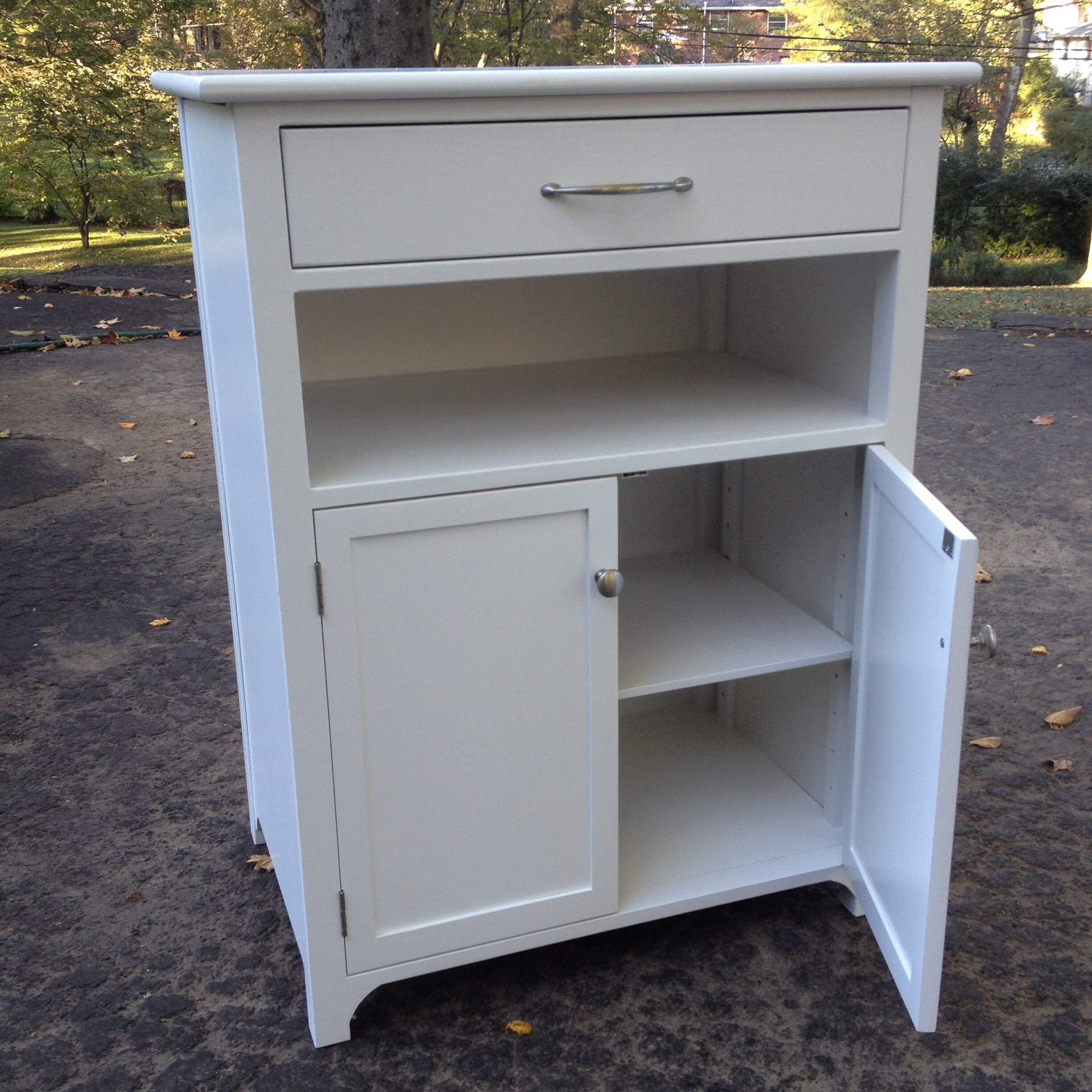 White painted Popular with clearcoat