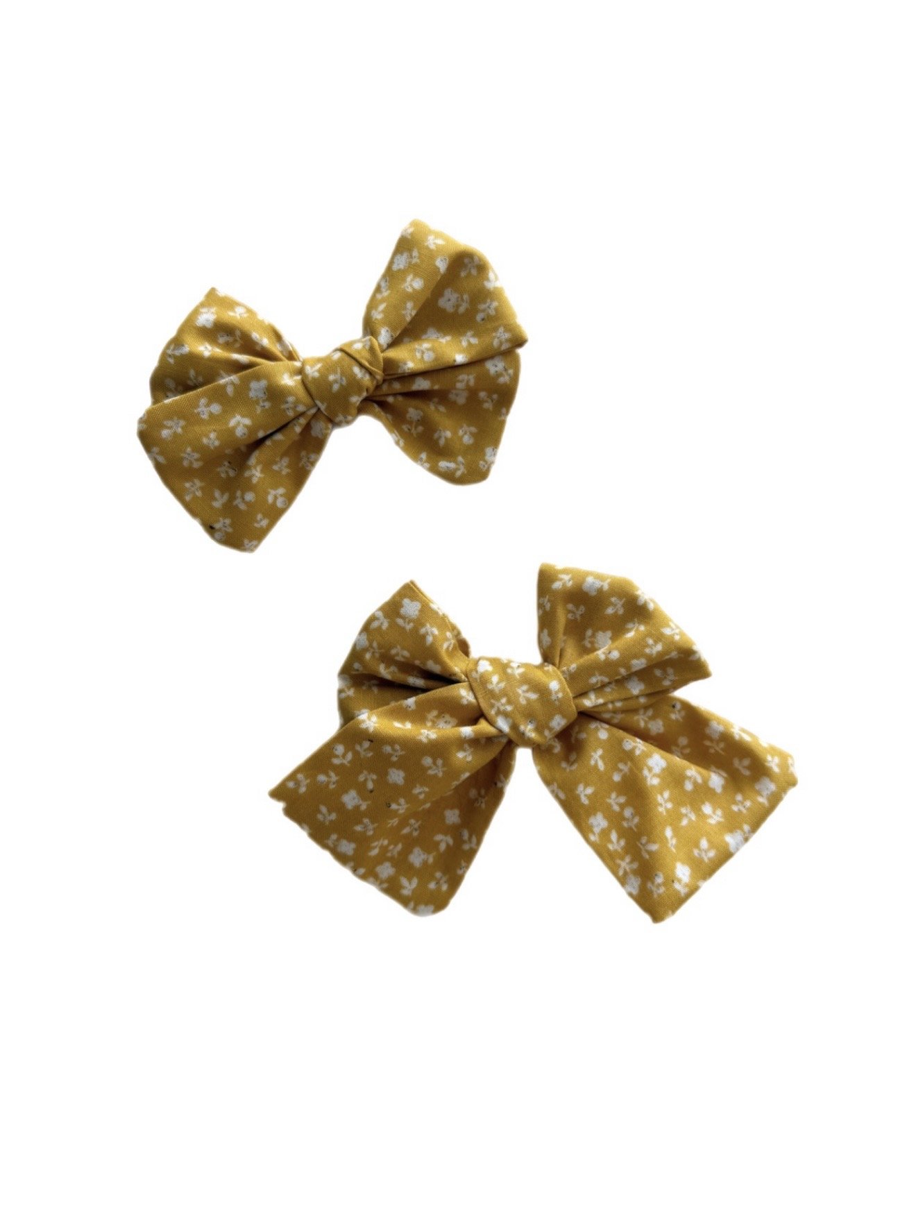 Mustard Yellow Blooms - Sailor + Biggie Bow