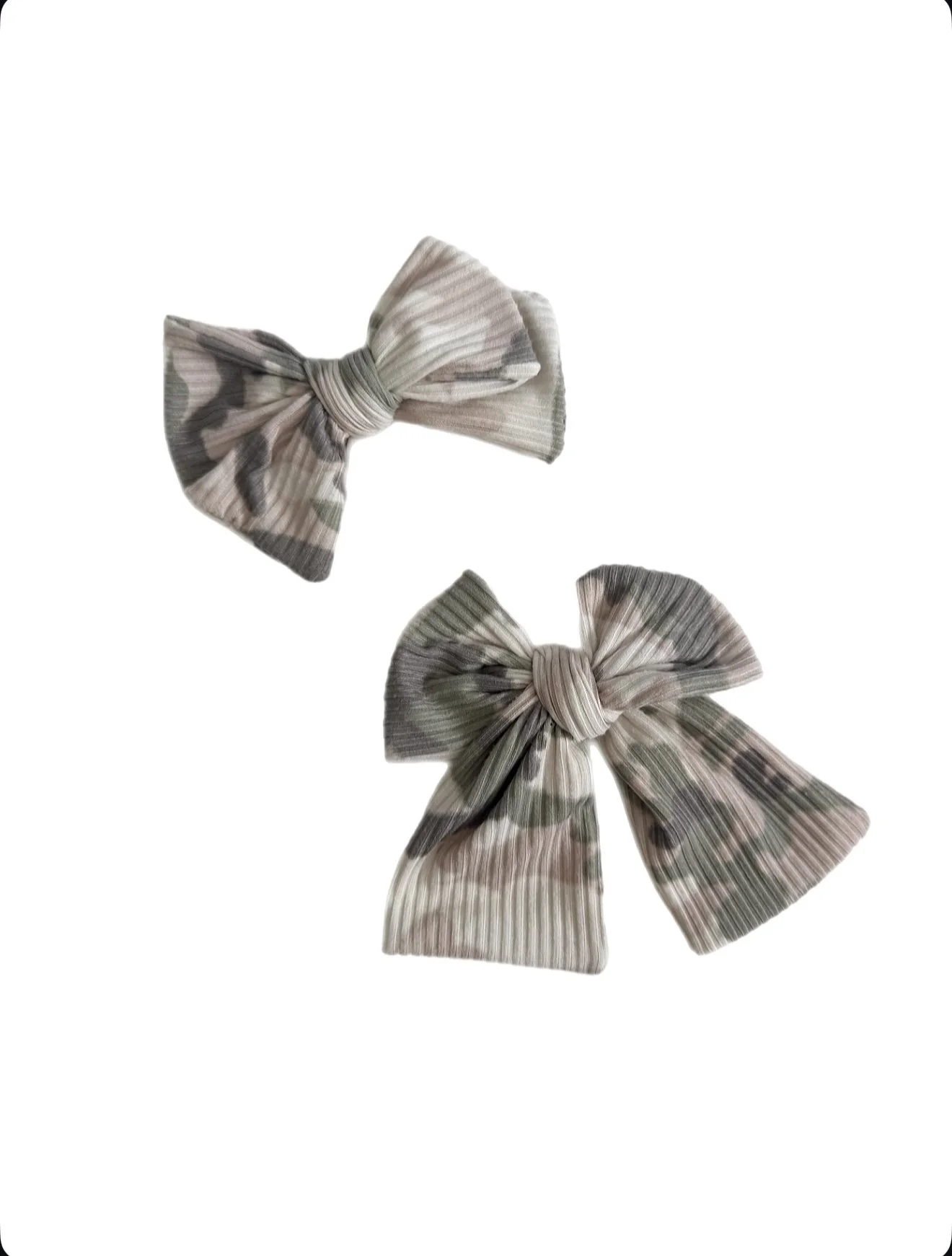 Soft Camo - Sailor + Biggie Bow