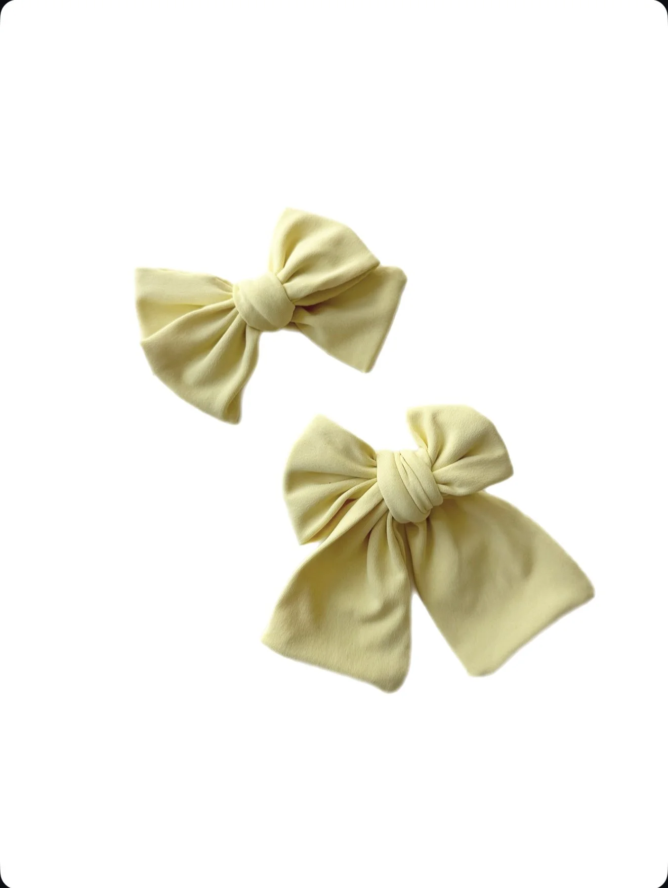 Lemon Yellow - Sailor + Biggie Bow