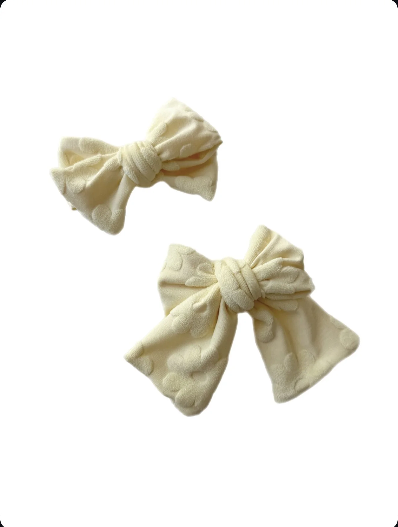 Butter Yellow Puff Daisy - Sailor + Biggie Bow