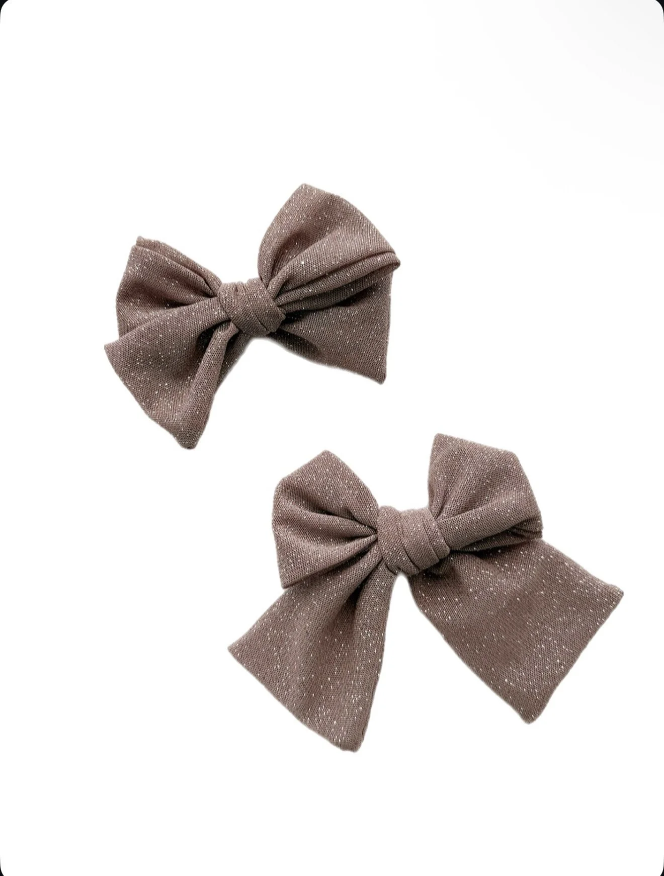 Mesh Golden Brown Sparkles - Sailor + Biggie Bow