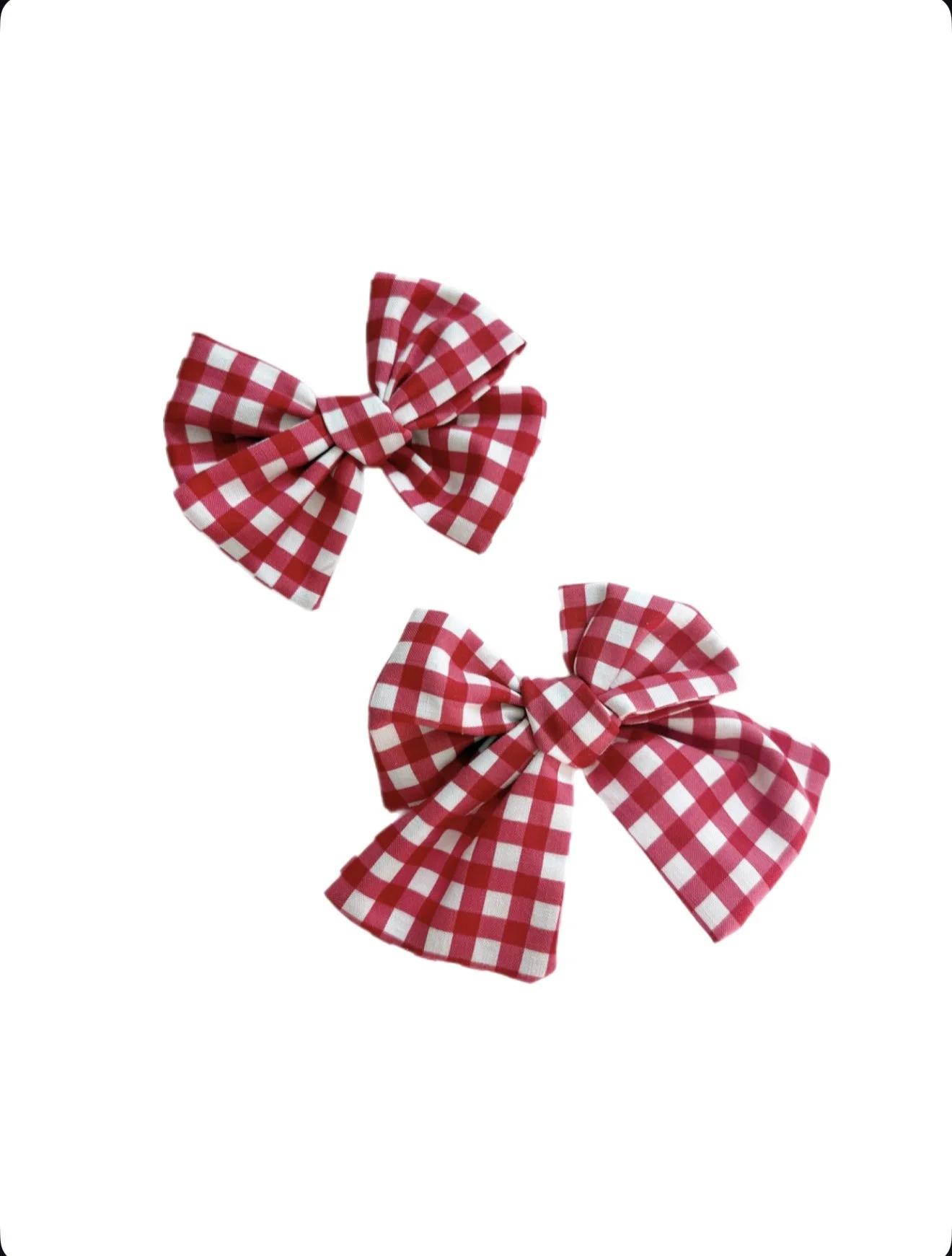 Cupid's Gingham - Sailor + Biggie Bow