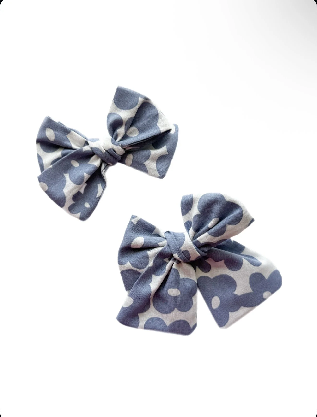 Blue Blooms - Sailor + Biggie Bow