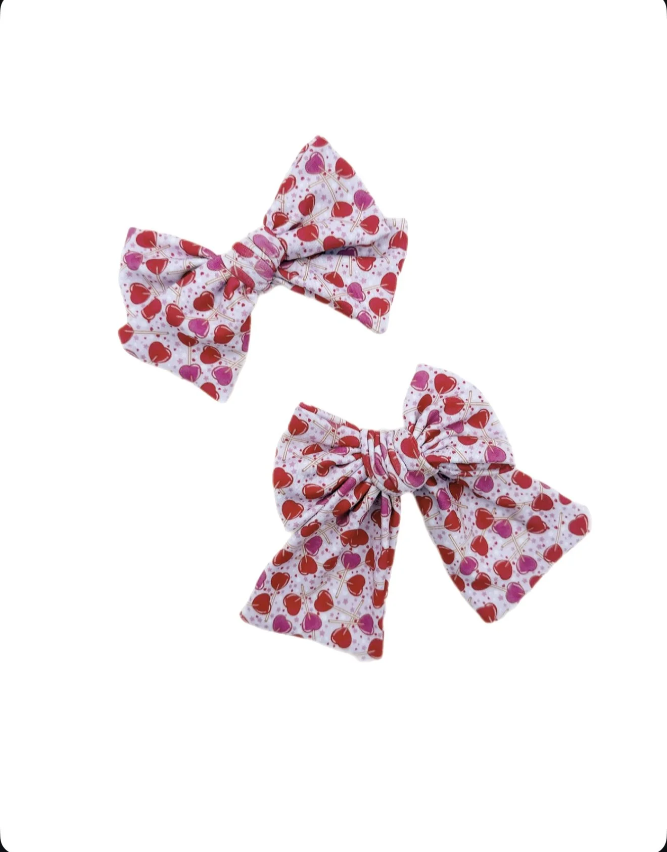 Heart Lollipops - Sailor + Biggie Bow