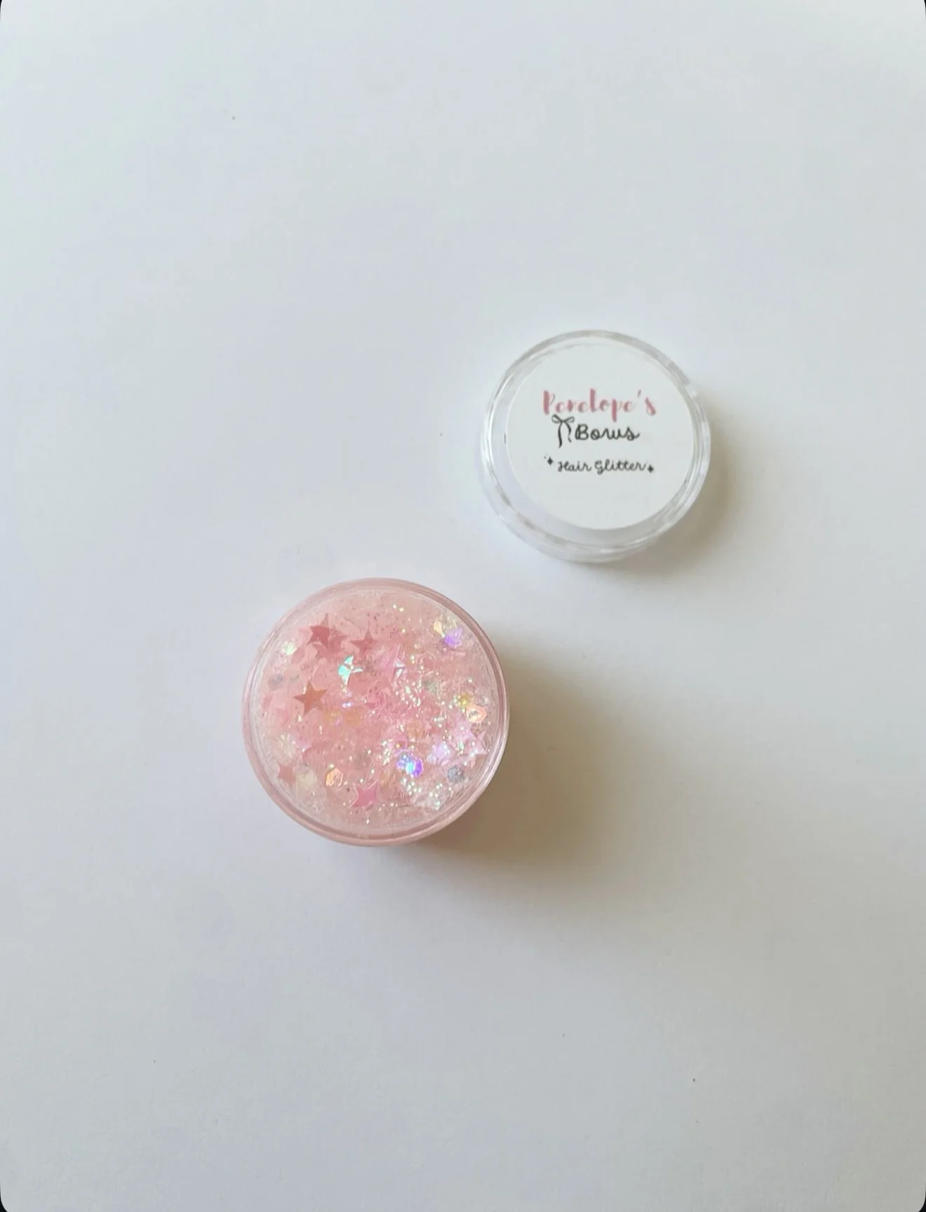 Blush Stars Hair Glitter