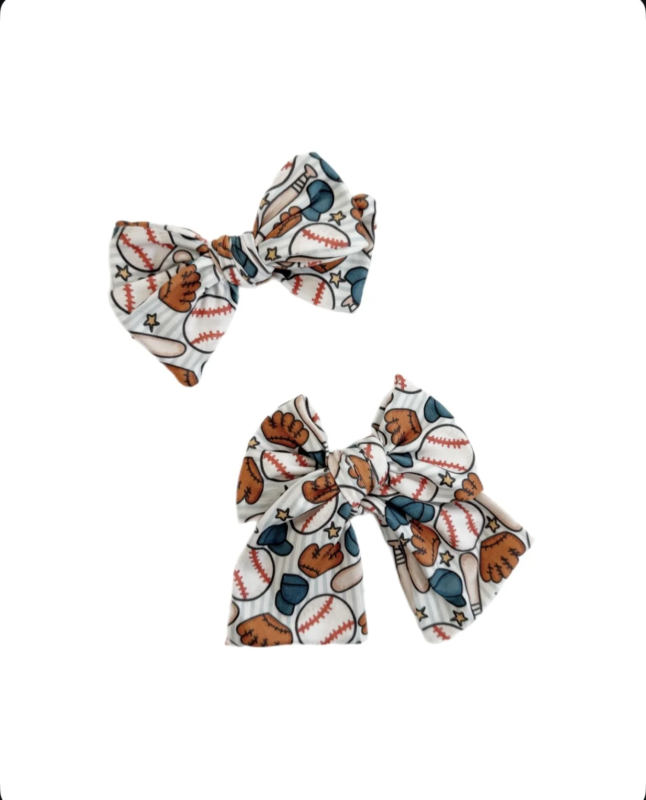 Go Sports' Blue Baseball - Sailor + Biggie Bow