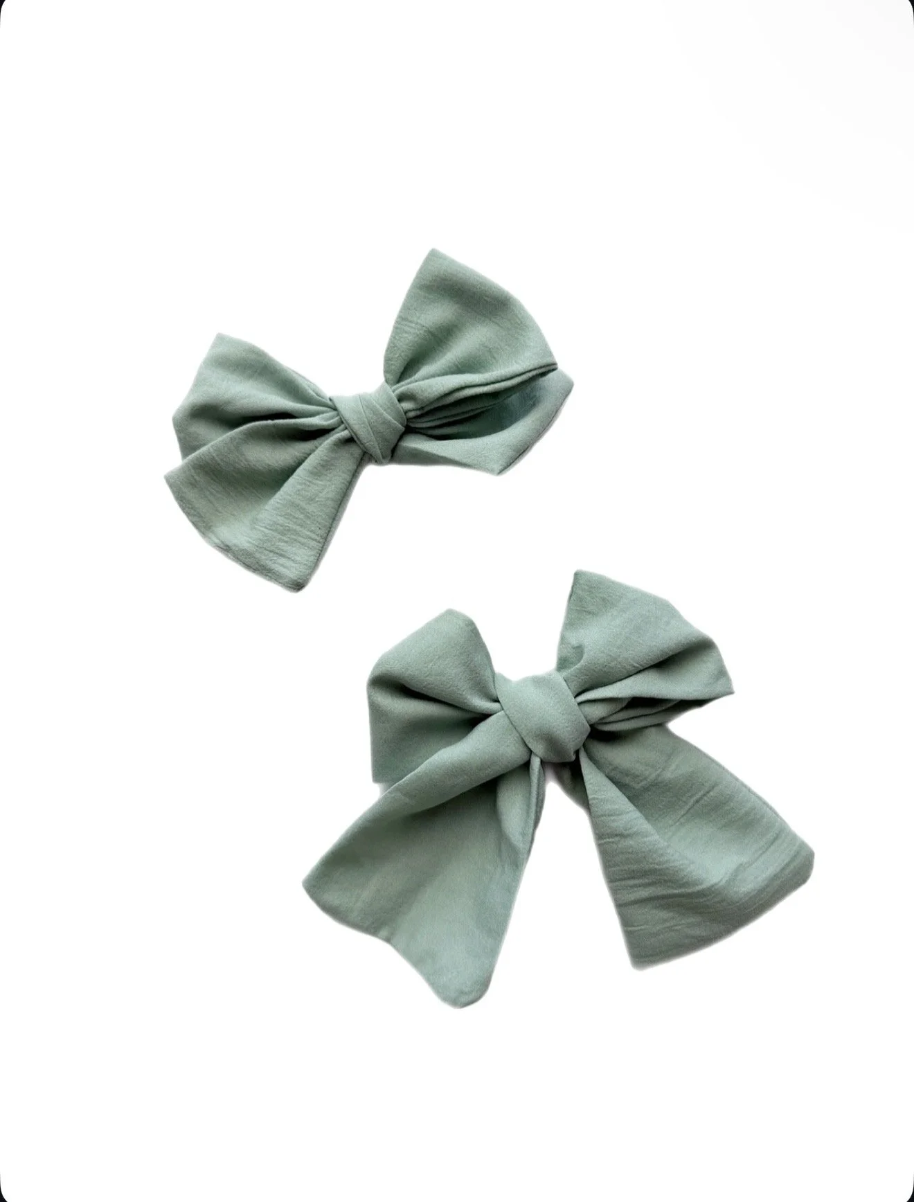 Dusty Teal Mesh - Sailor + Biggie Bow