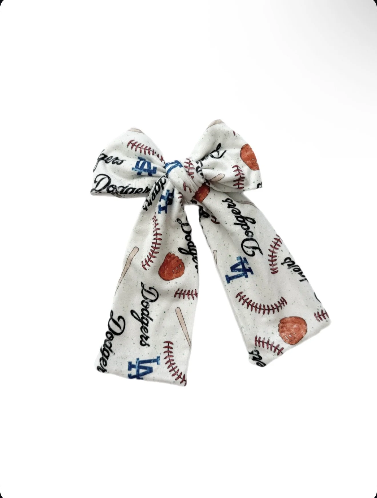 Dodgers - Long Whimsy Bow