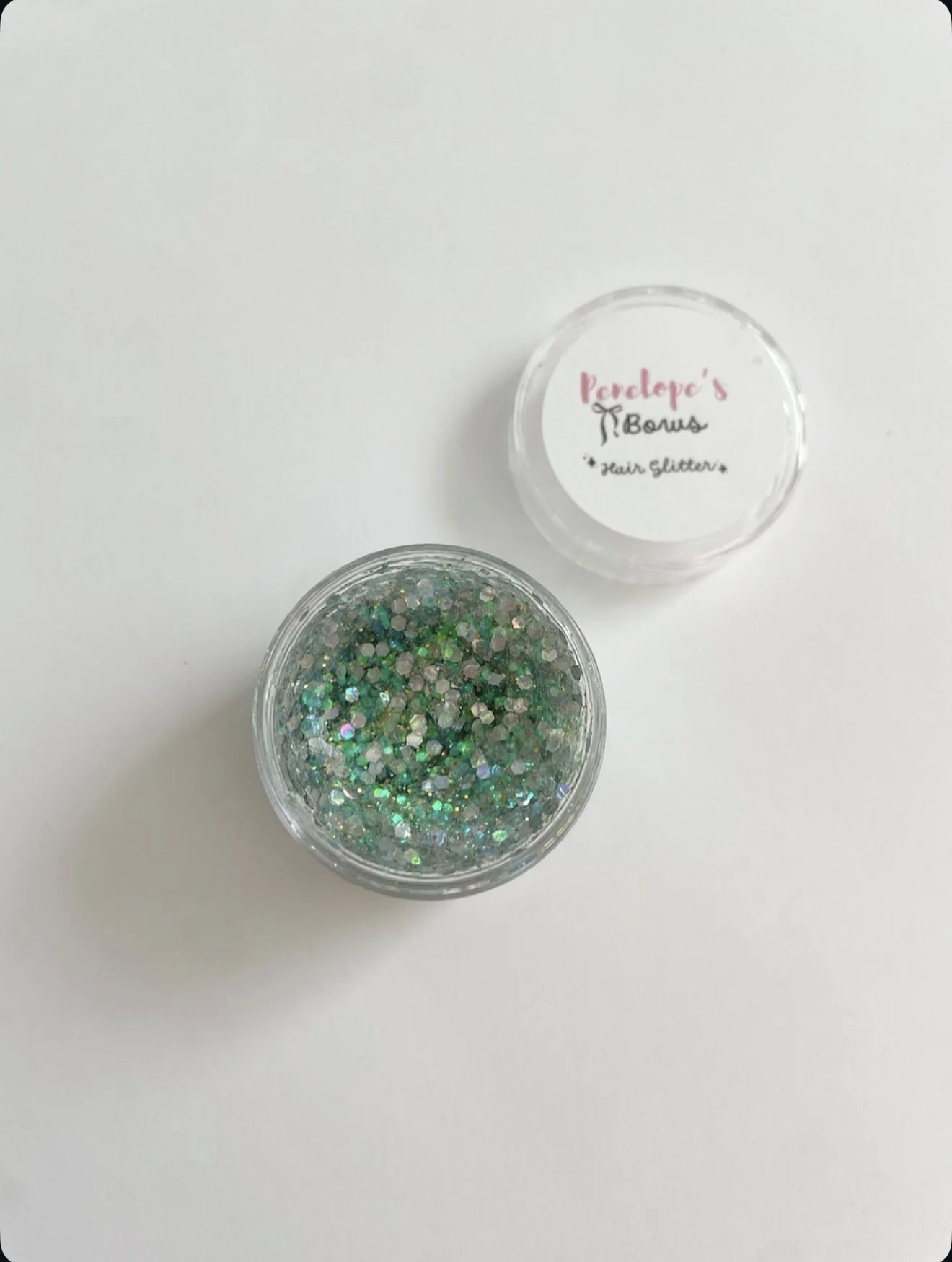 Mint Gold Hair Glitter