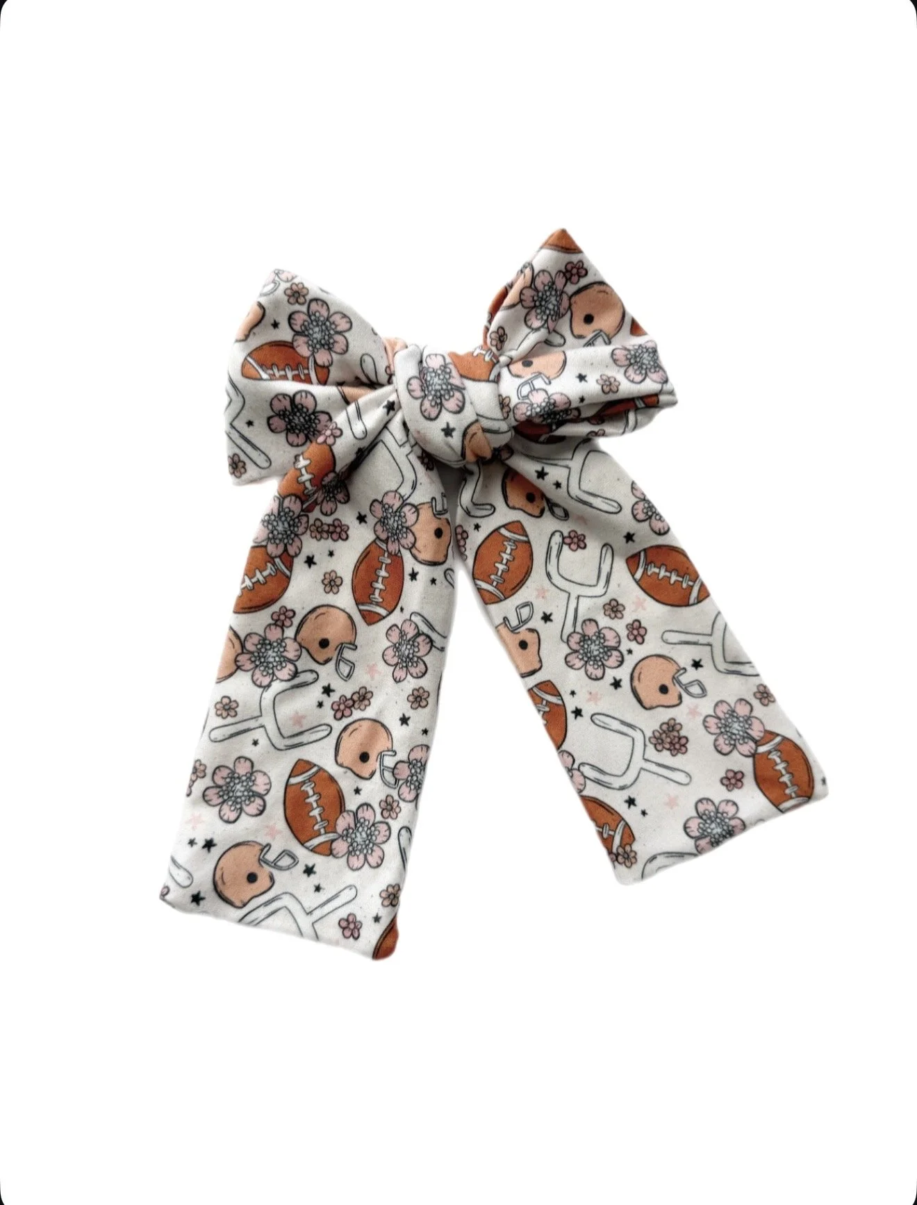 Football Season - Long Whimsy Bow