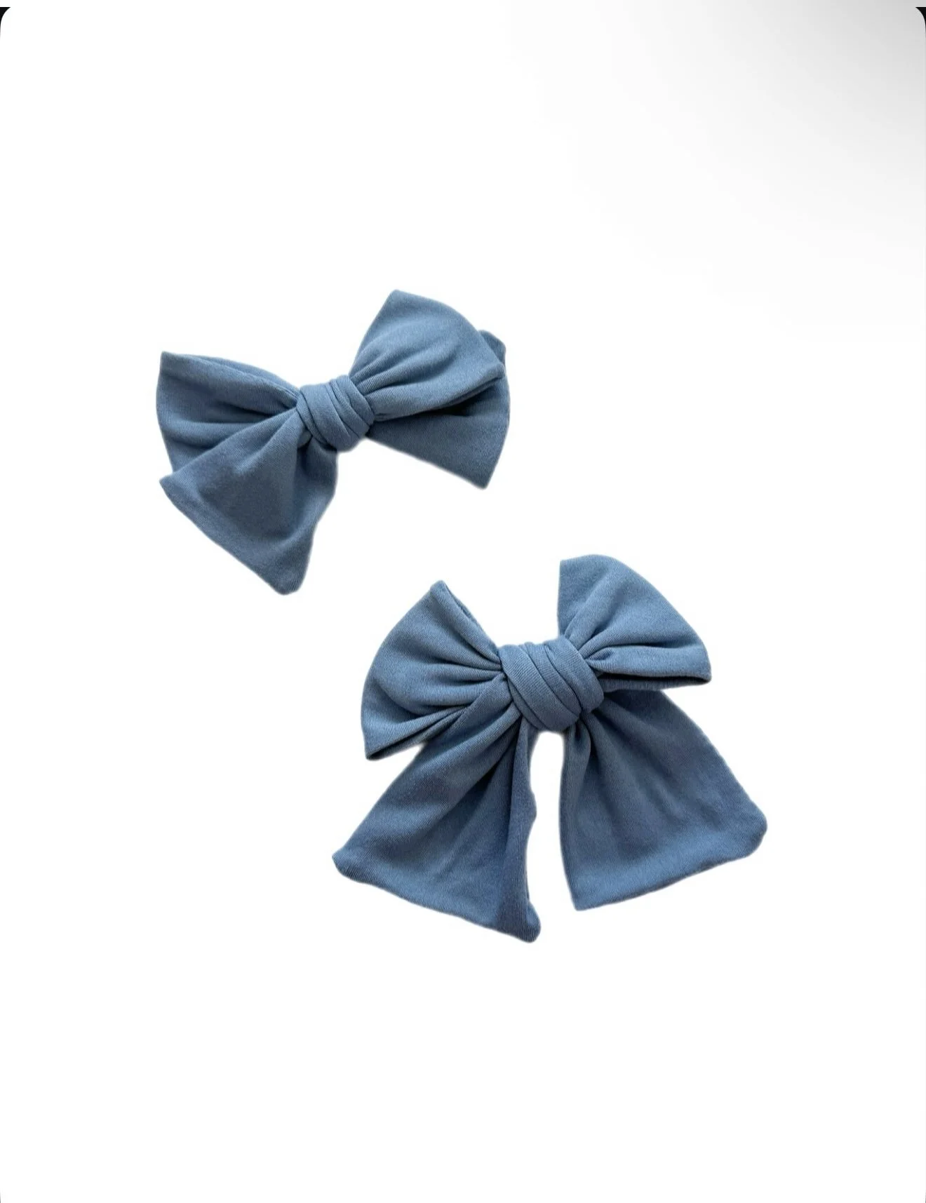 Dusty Steel Blue - Sailor + Biggie Bow