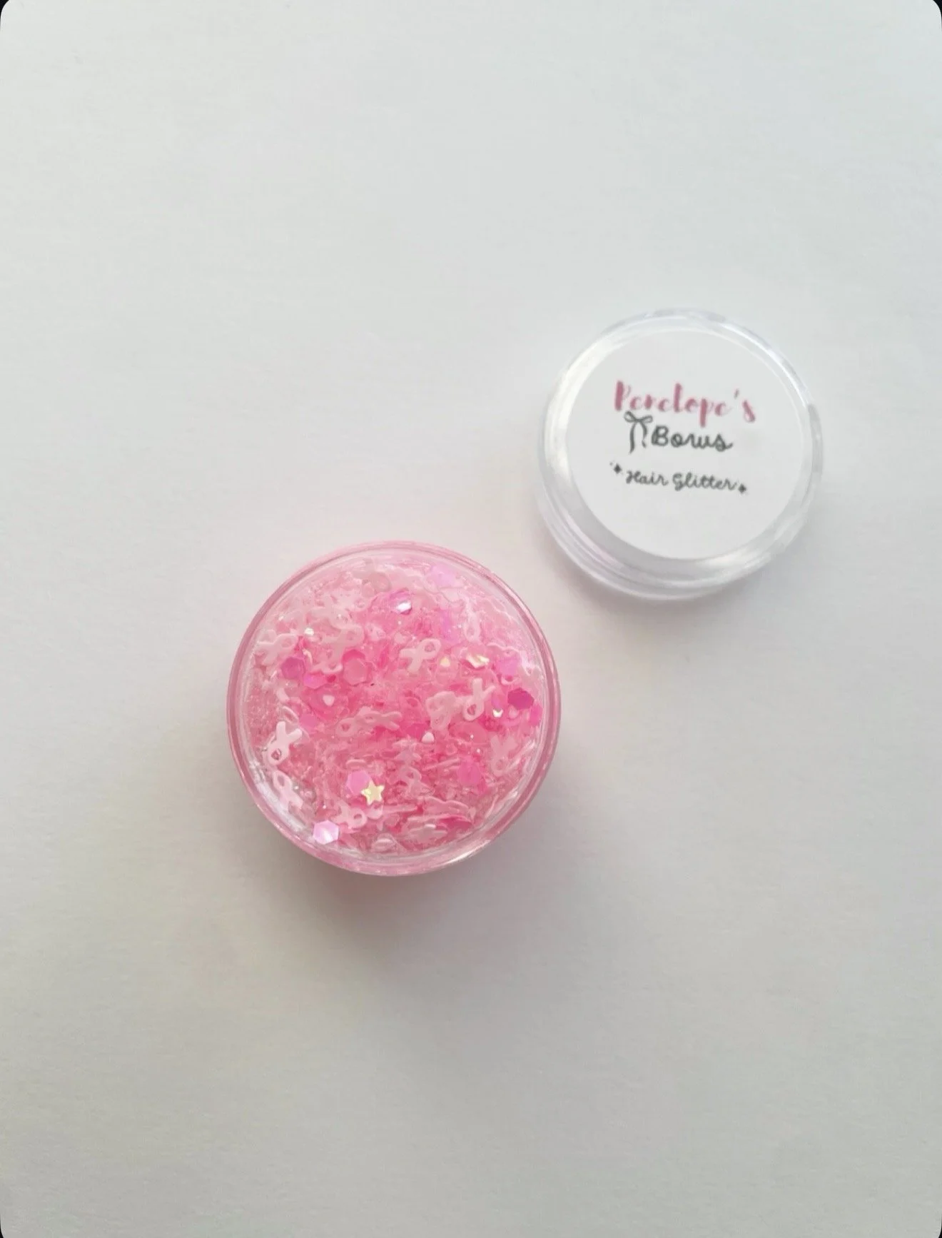 Breast Cancer Awareness Hair Glitter
