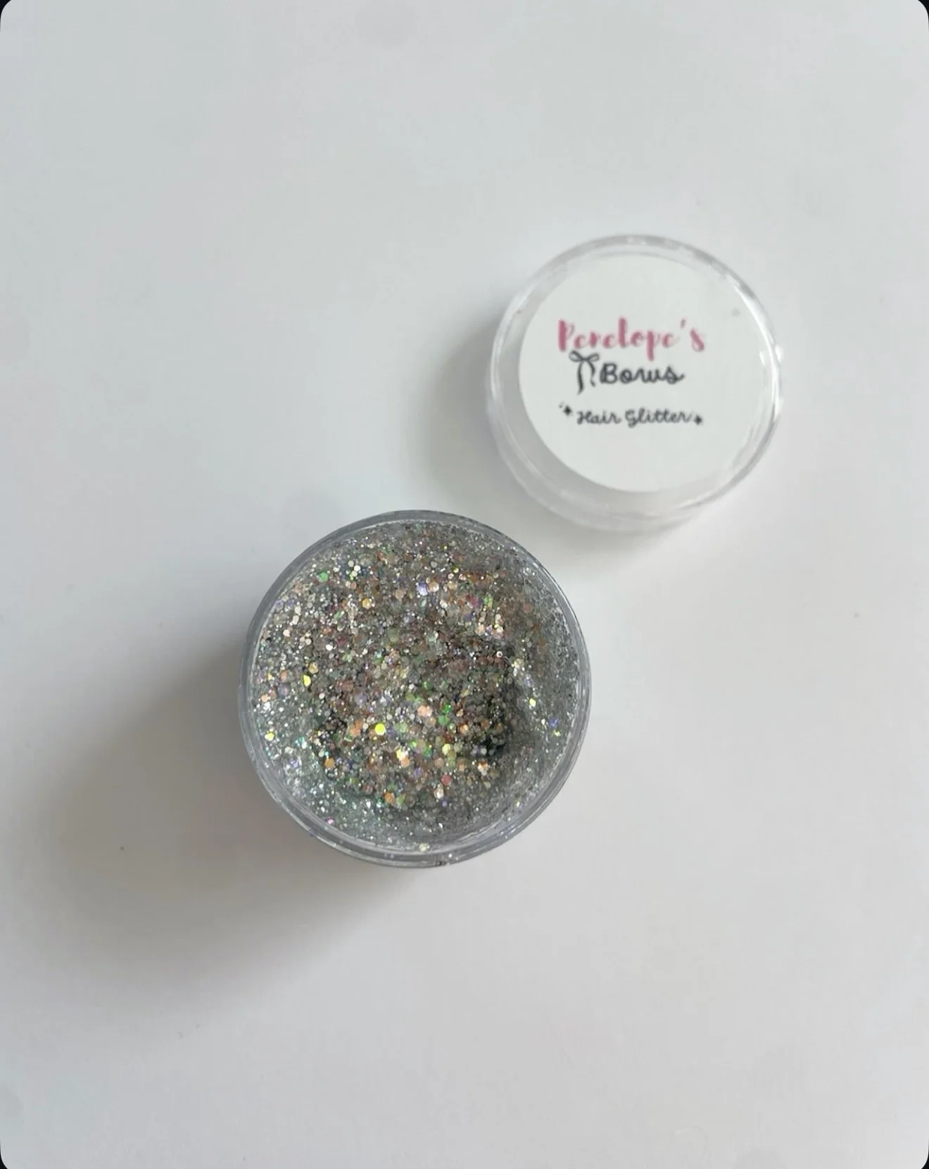 Holographic Silver Hair Glitter