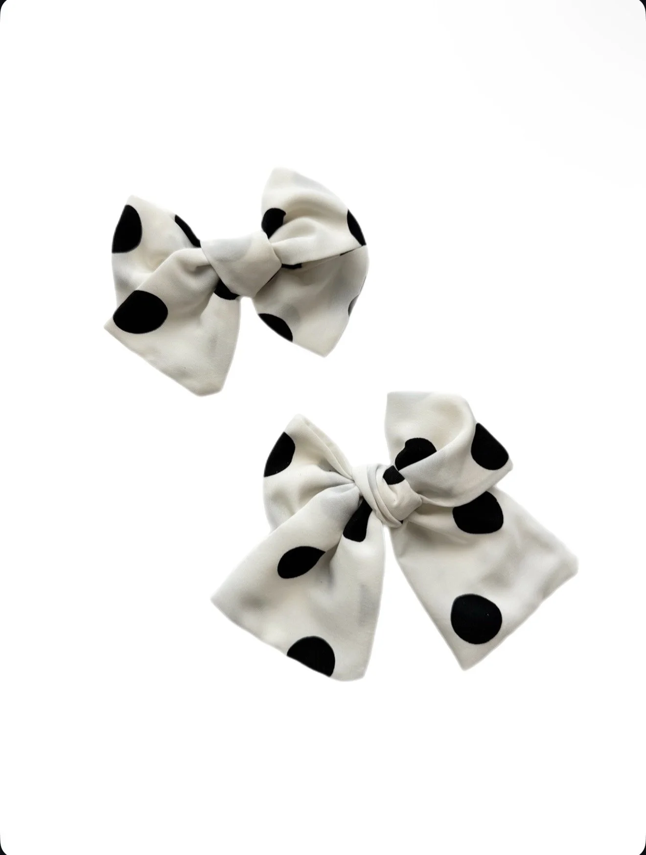 Mesh Polka Dots On Ivory - Sailor + Biggie Bow