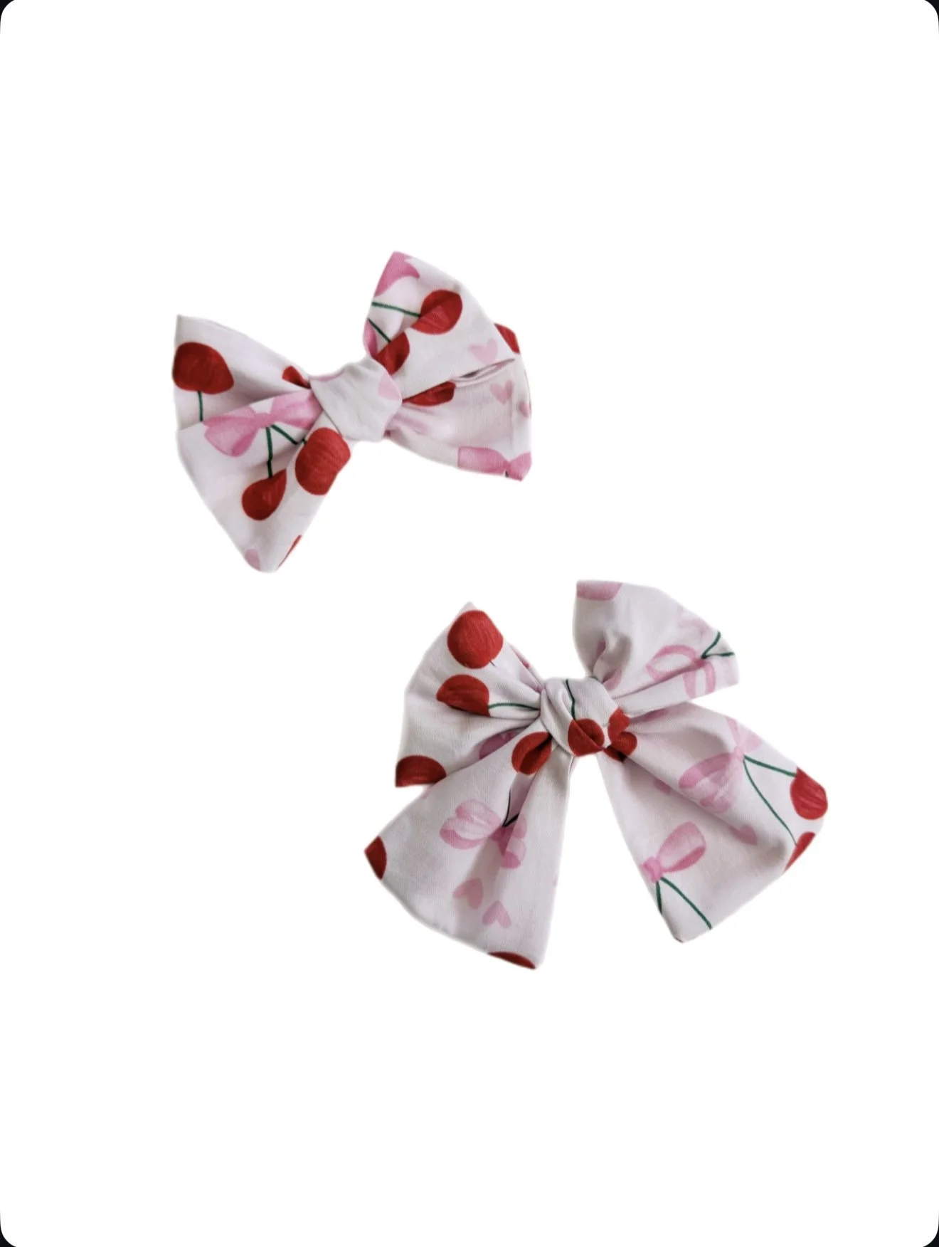 Cherry With Bows - Sailor + Biggie Bow