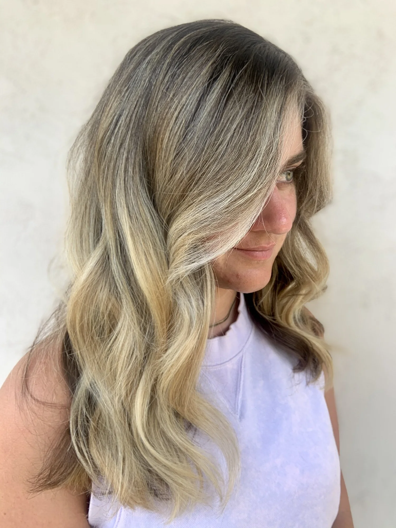 Tape-in extension finish, real client result