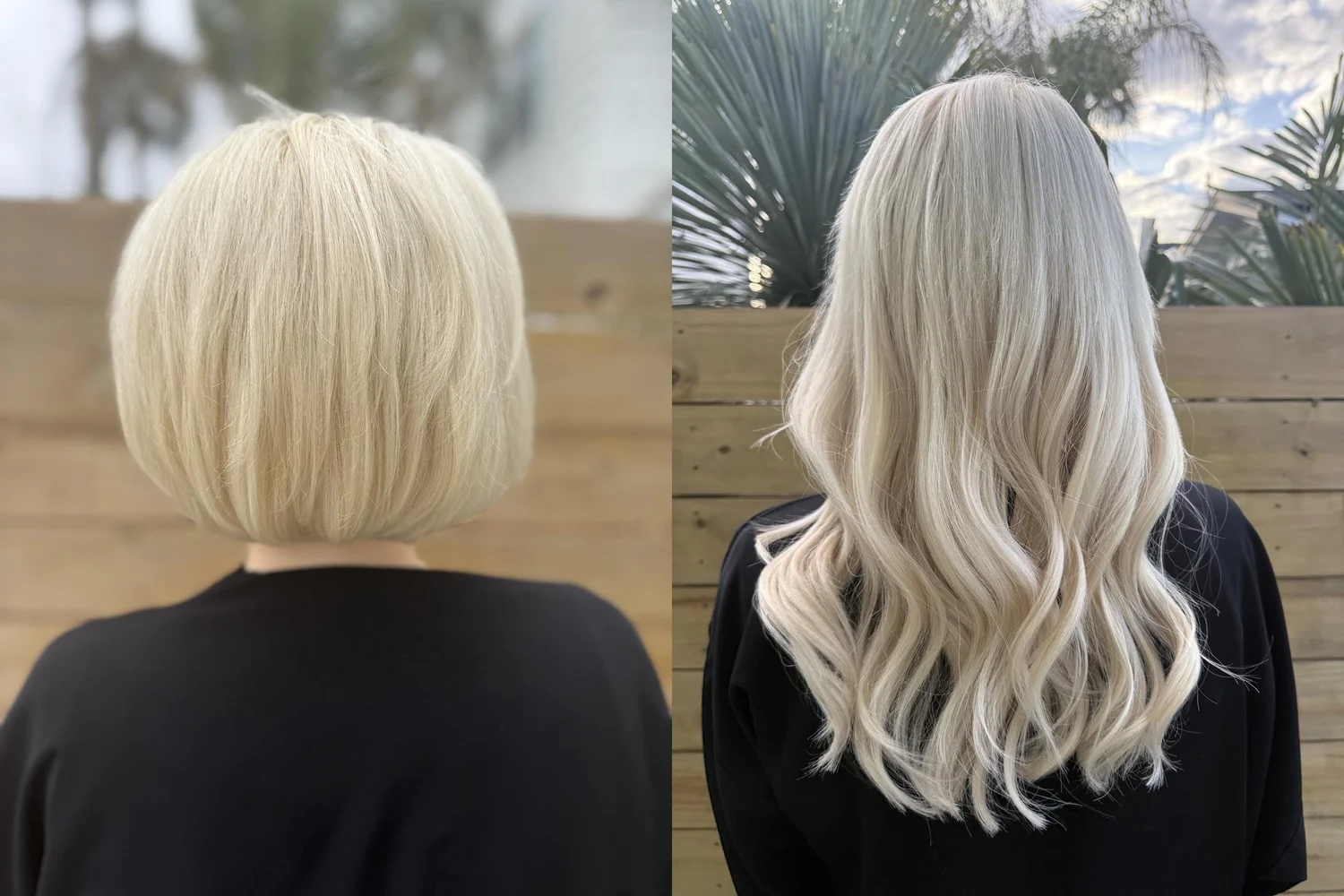 K-tip extension result, full length and volume