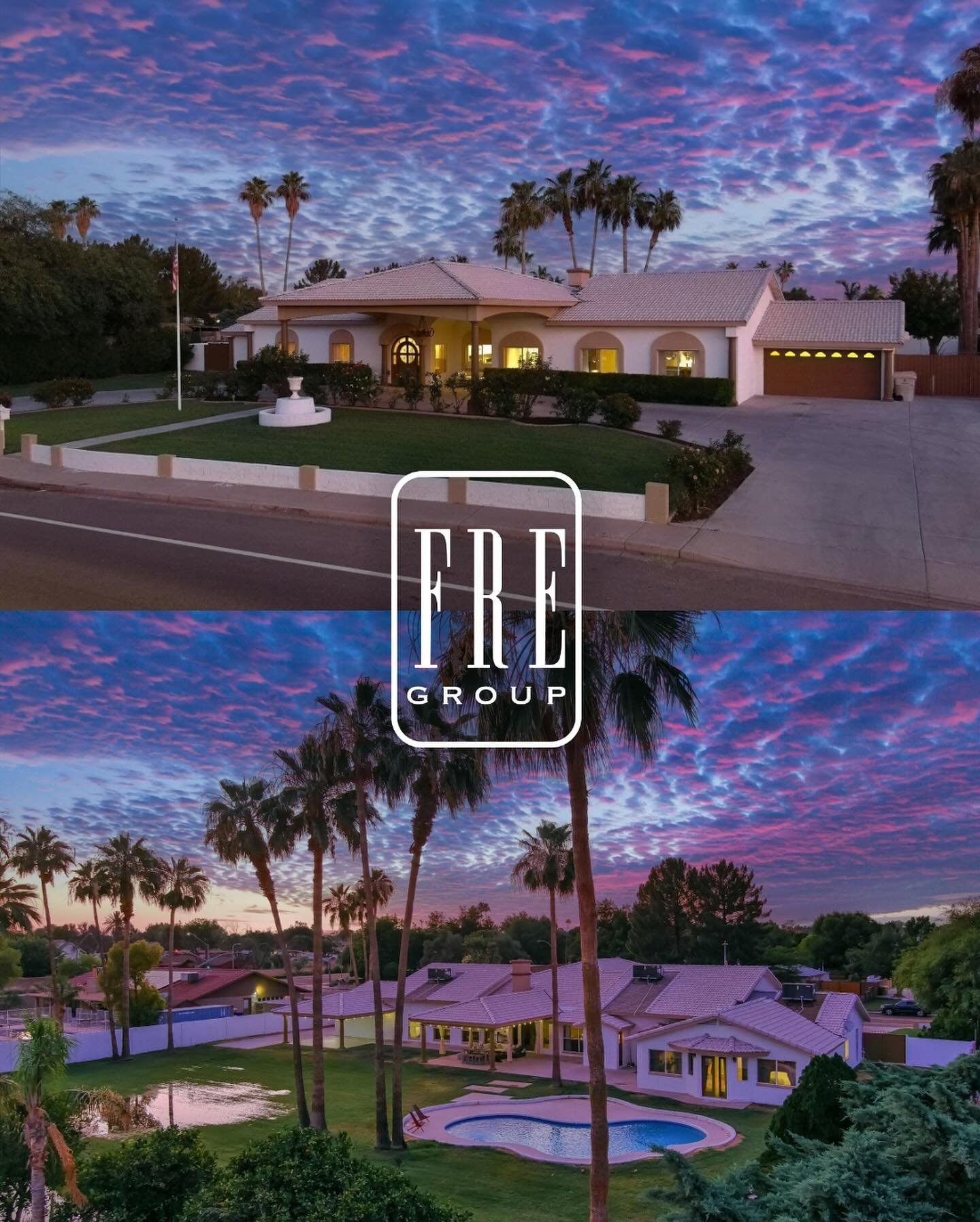 📍Glendale, AZ
4 Bed| 4.5 Bath| 4,980 sqft

Fabulous floor plan on an irrigated .81 acre lot. Every bedroom has it&rsquo;s own bathroom and there are large gathering spaces. Stunning black double fireplace sets the stage for cozy winter get togethers