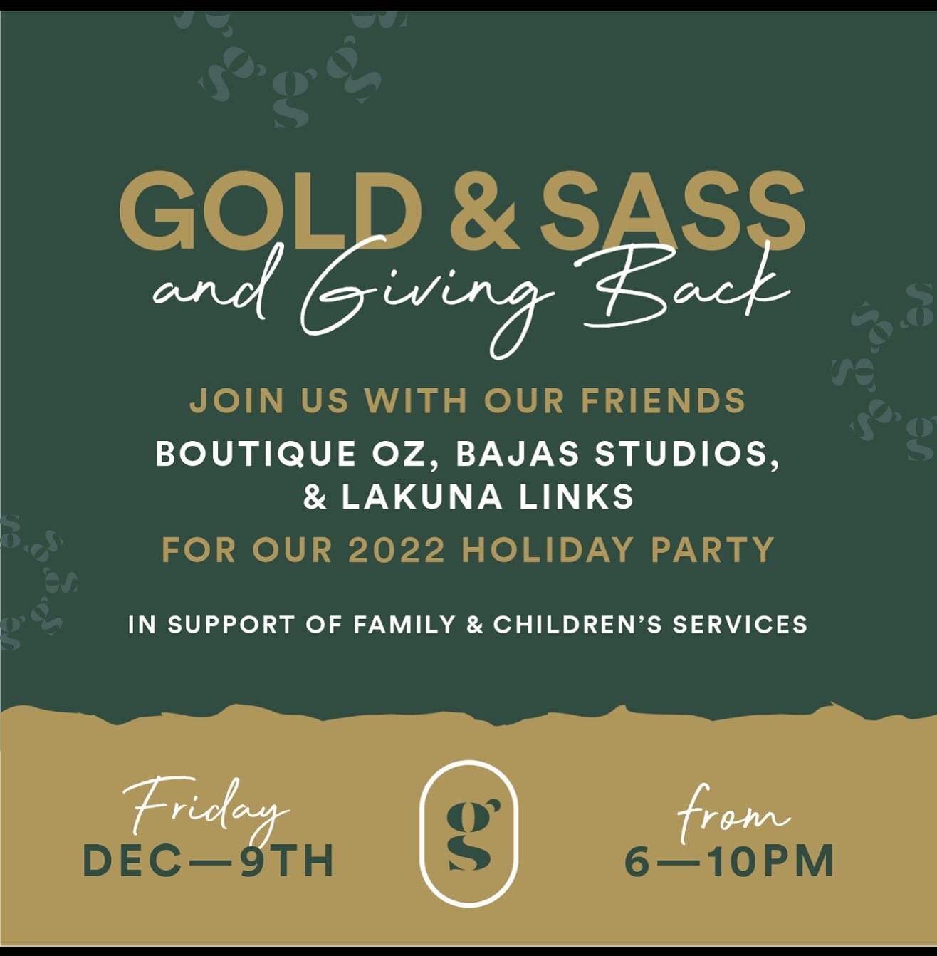 Come join us and help raise money for a great cause! We&rsquo;ll have hair tinsel, drinks, music and @theboutiqueoz @lakunalinksjewelry @bajasstudio joining us for the fun! Late-night shopping and fun will be happening downtown also, we hope to see y