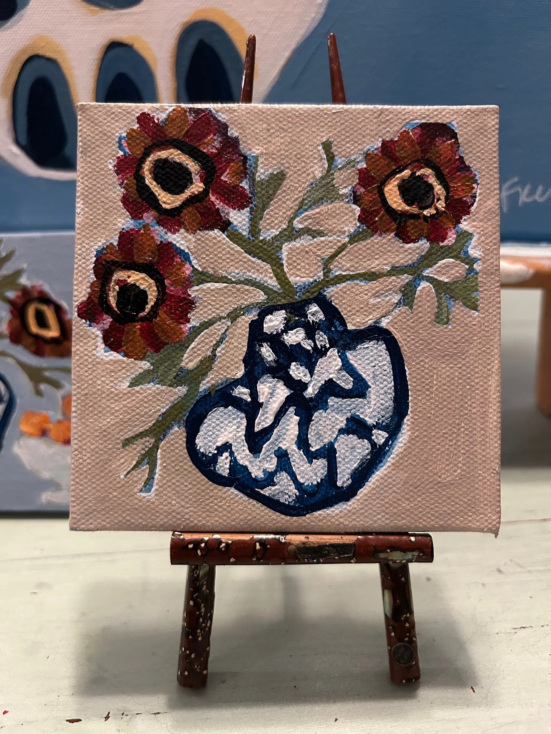 Bouquet Americana Mini Magnet I