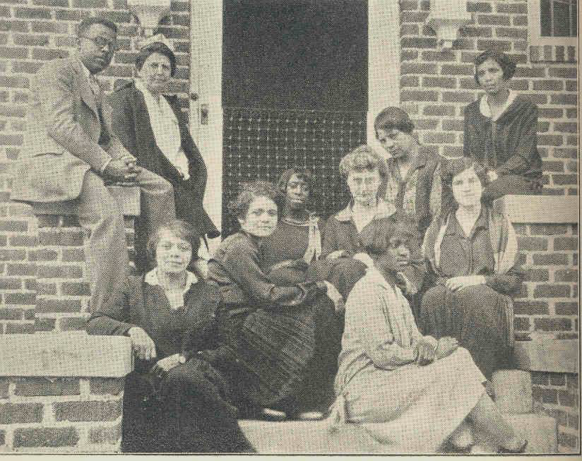  Faculty and Students on Steps of Bishop Tuttle House  The Spirit of Missions , June 1927 