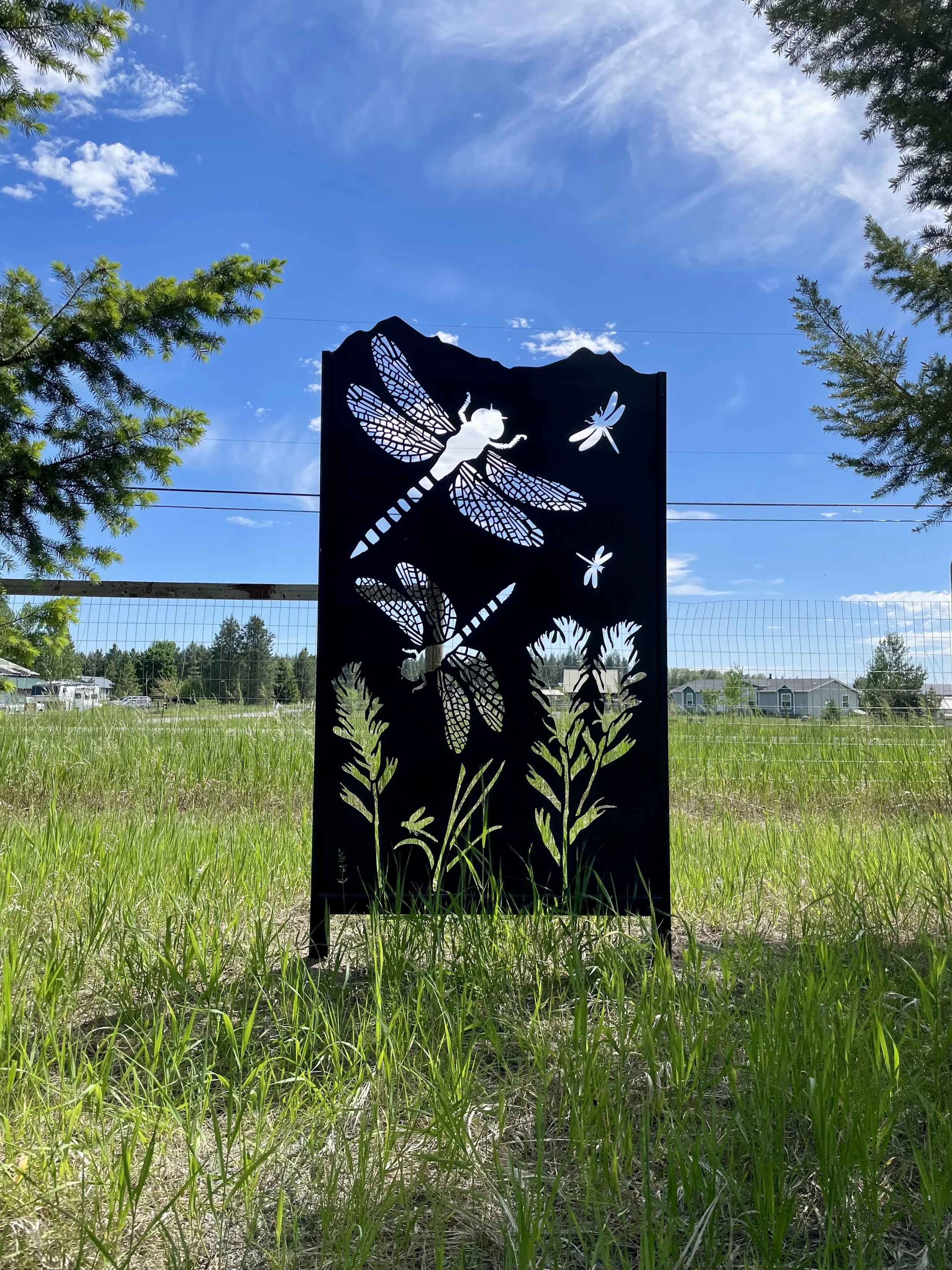 Steel Dragonfly and Wild Flower privacy screen.jpeg