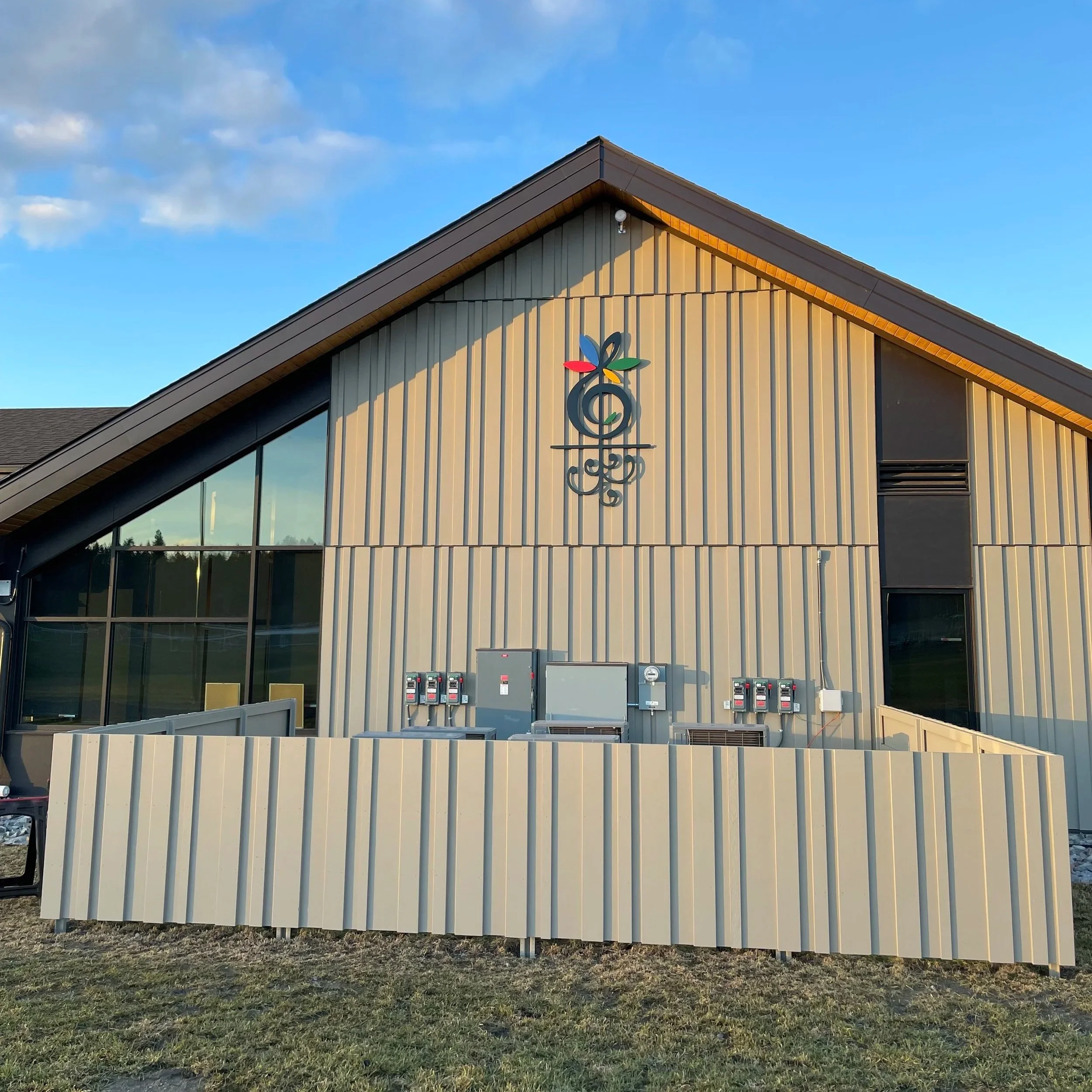 North Valley Music School in Whitefish Montana Metal business sign.jpg