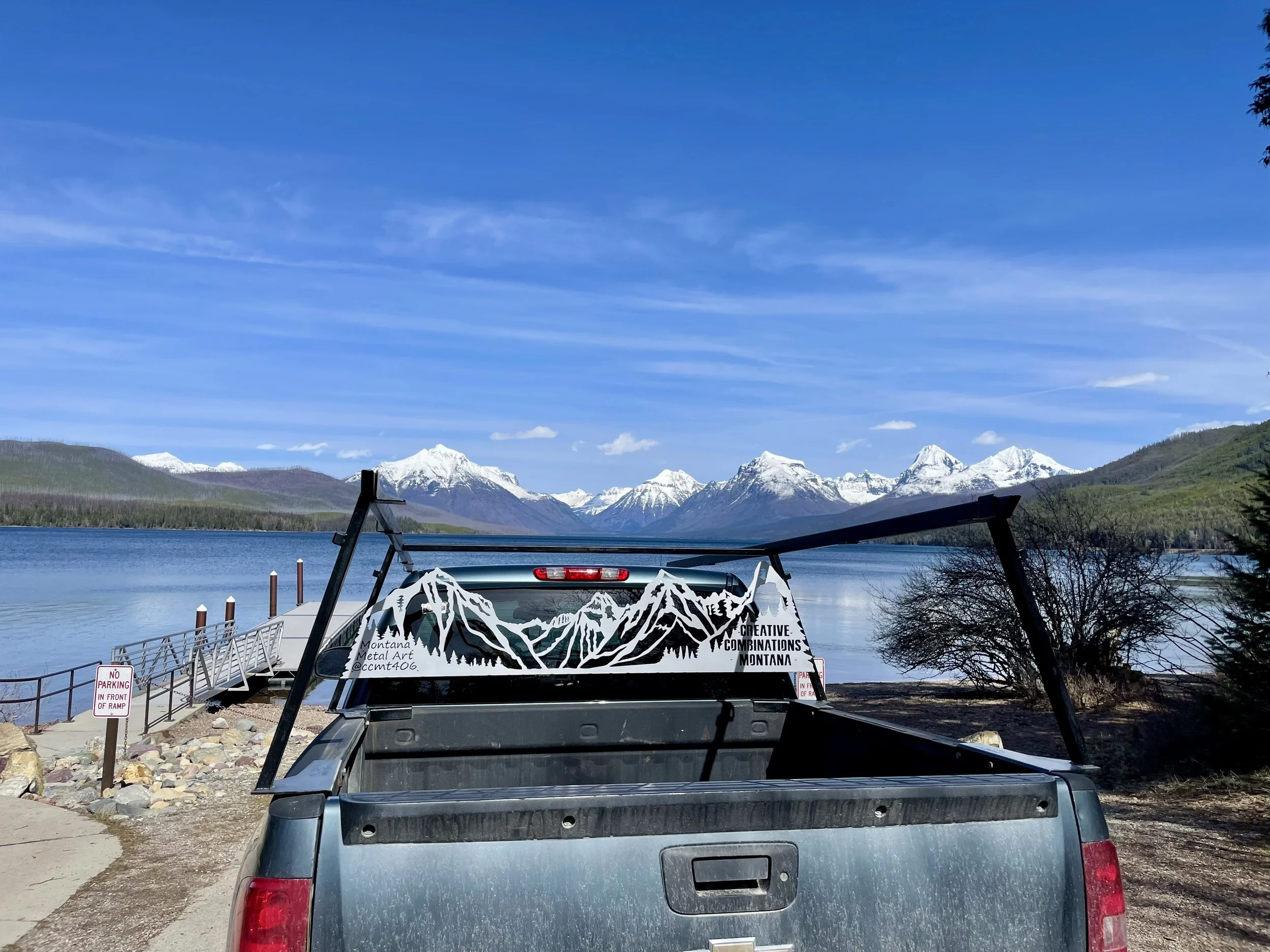 Creative Combinations Montana's Custom Mountain Truck Rack at Lake McDonald in Glacier National Park.jpeg