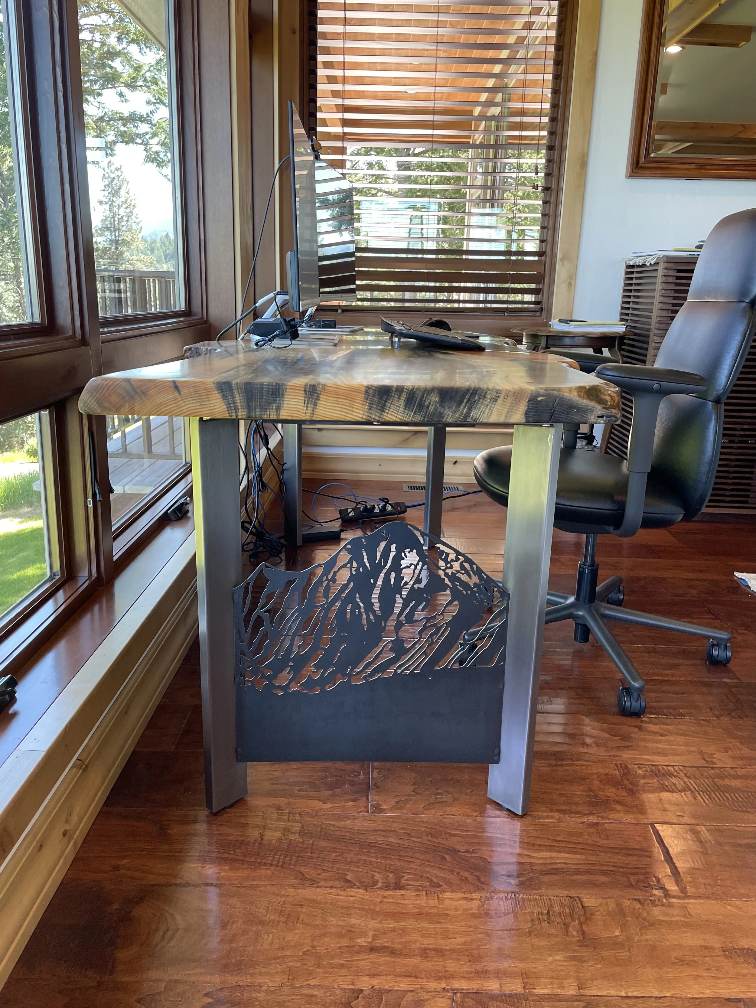 Blue Pine Slab Desk with Montana Mountain Metal Legs.jpeg