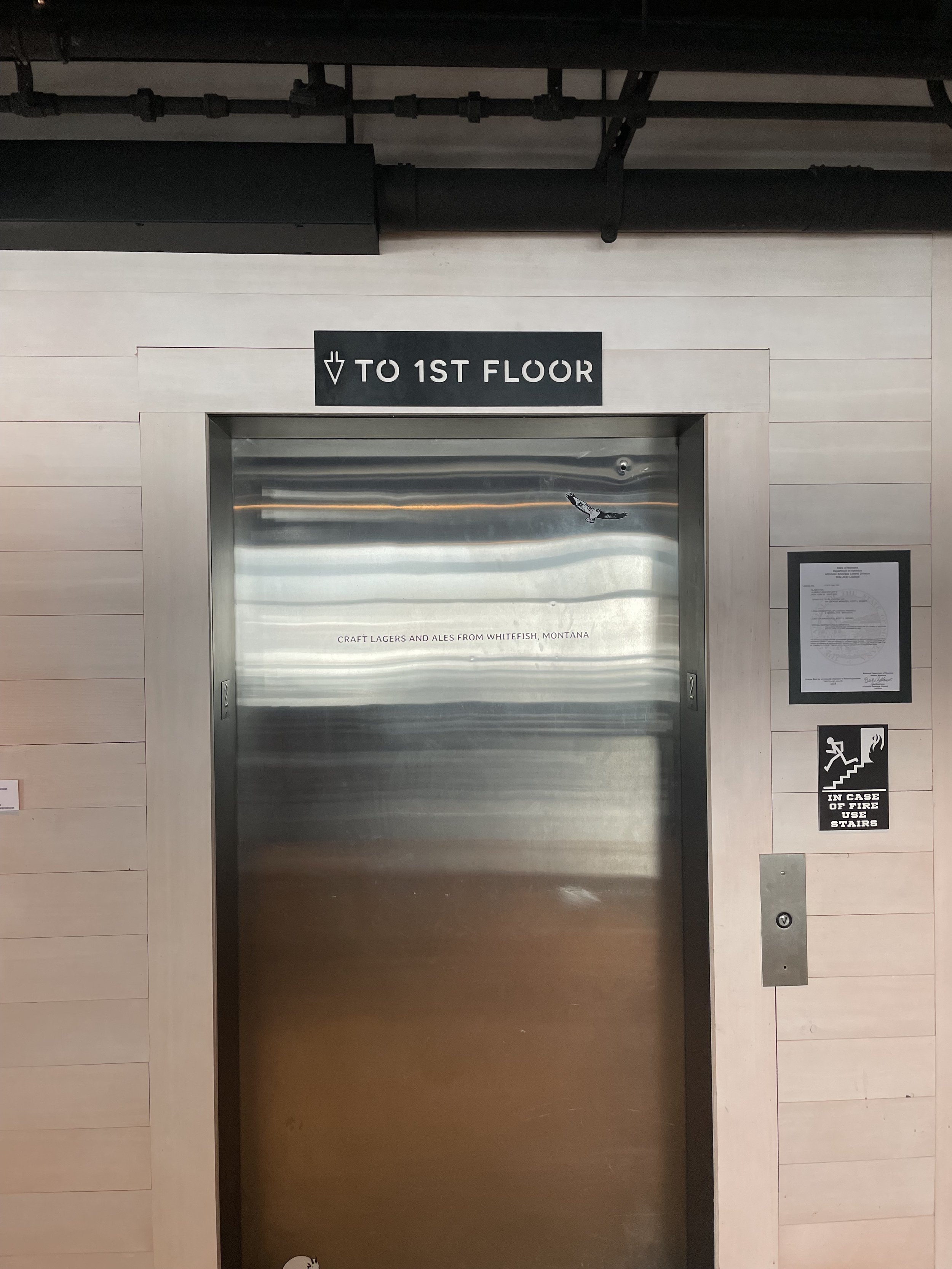 Blackstar Elevator Sign Down.jpeg