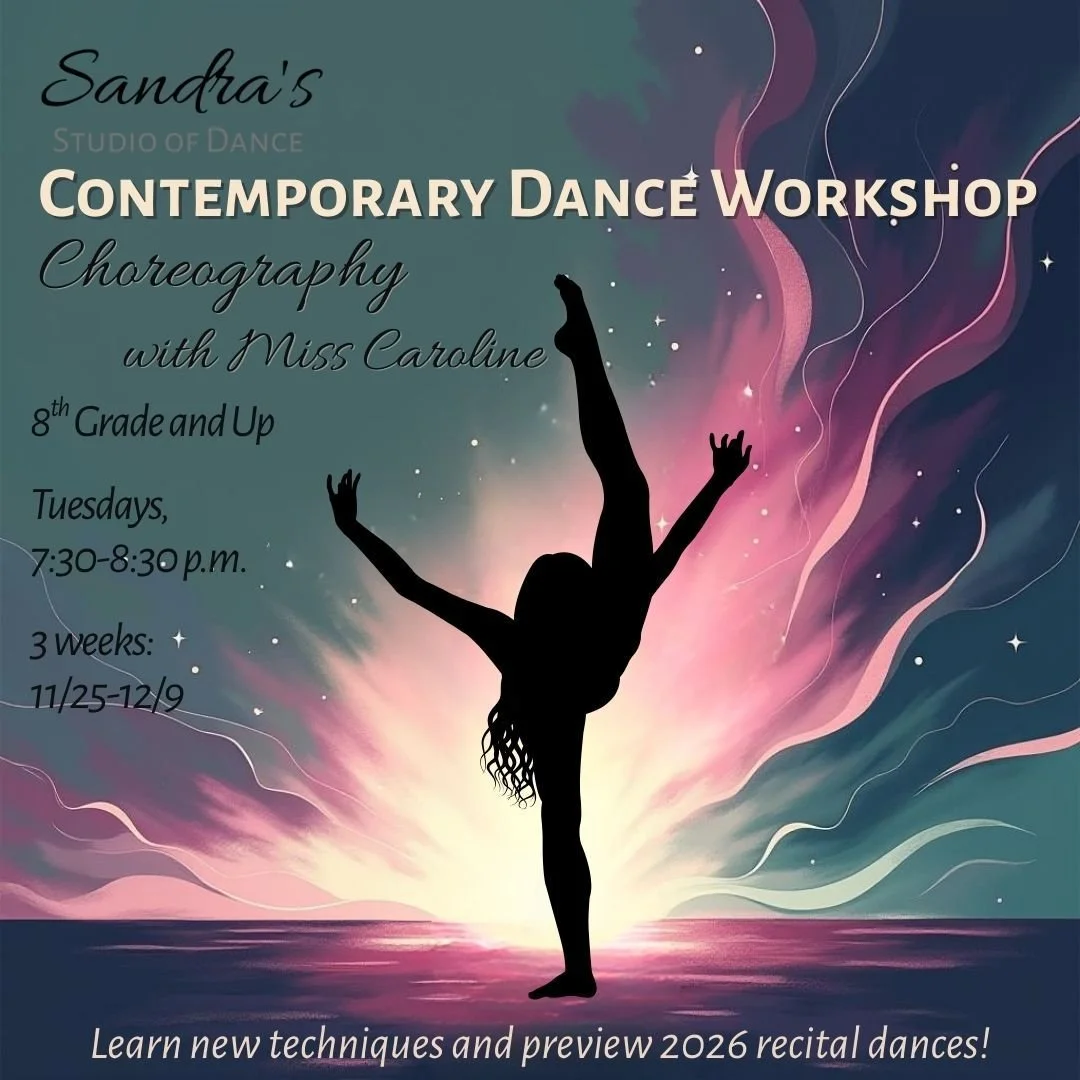 Last call to sign up for the contemporary workshop! Go to @GonzagaDance tonight to see Miss Caroline's work, and then learn from her starting next Tuesday. 

#sandrasstudioofdance #contemporarydance #choreography #spokanedancers #spokanekids #dancewo