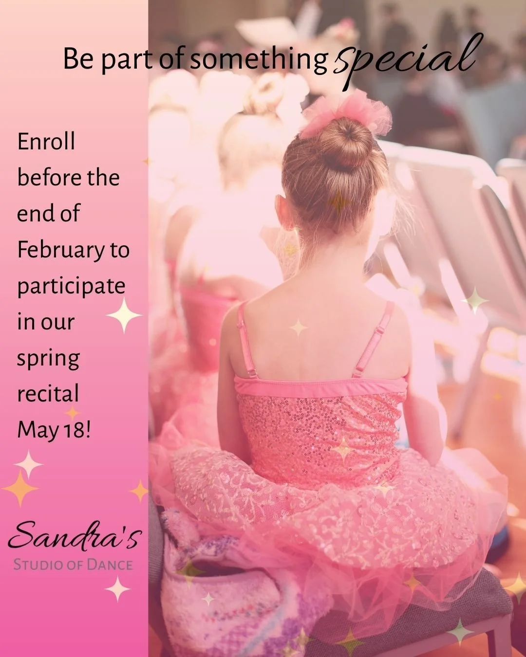 This is your last week to register for the 25-26 season! We're starting to feel very excited for our May 18 recital, "A Retrospective: Favorites from the Repertoire."

#sandrasstudioofdance #spokanekids #spokanedance #dancerecital